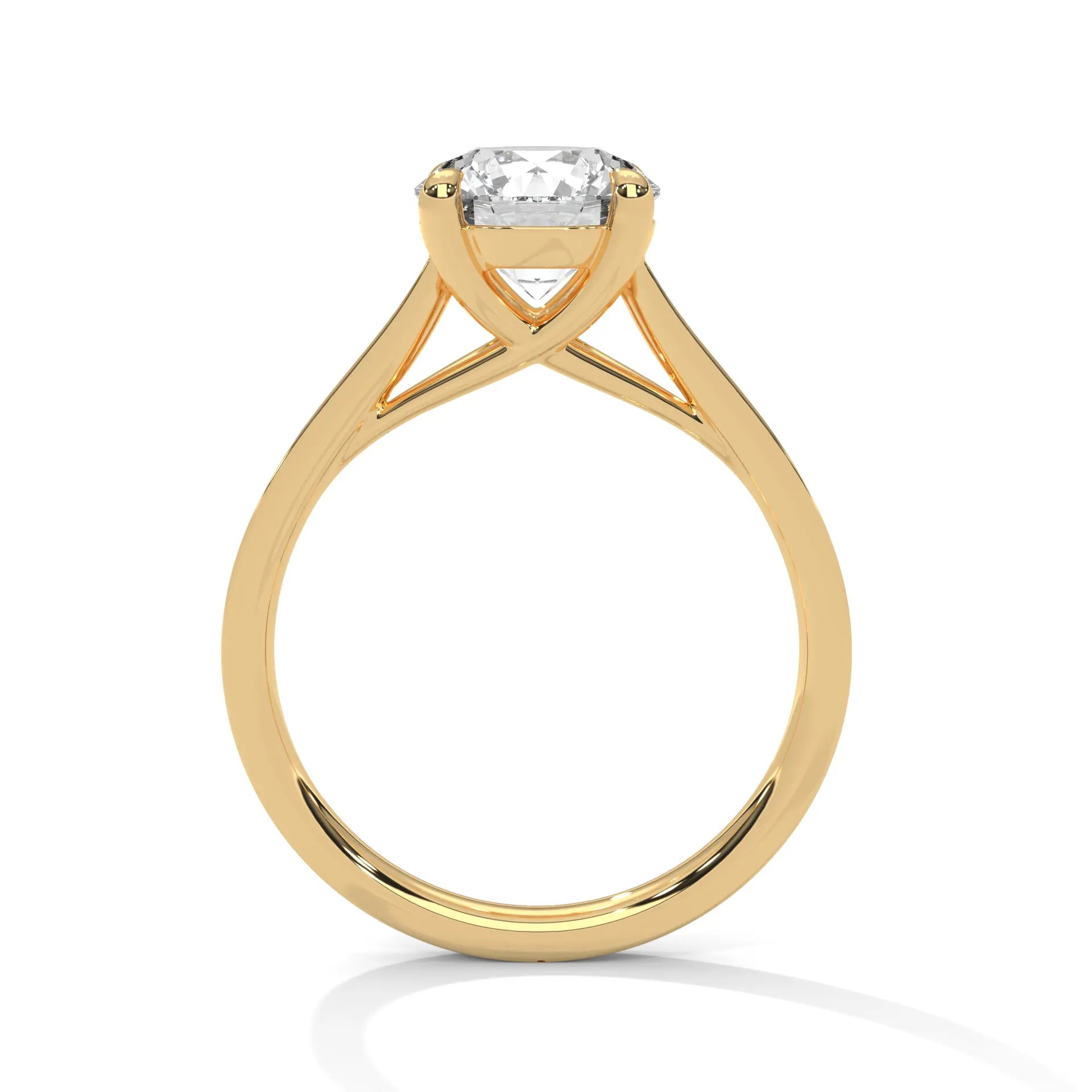 MJBS54 - Vintage-Inspired Micro-Pavé Shank Round Cut Piece