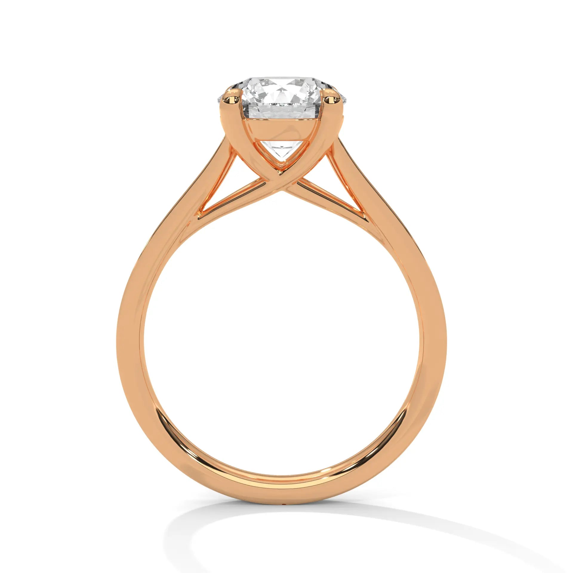 MJBS54 - Vintage-Inspired Micro-Pavé Shank Round Cut Piece