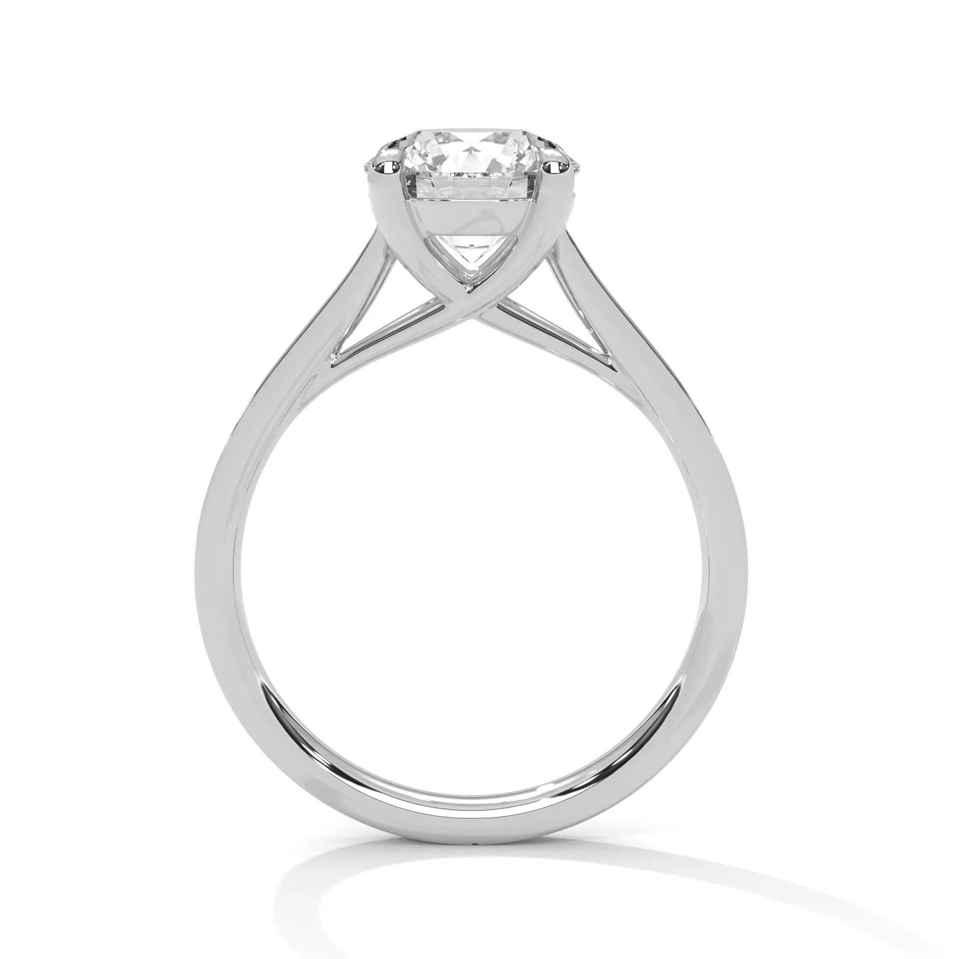 MJBS54 - Vintage-Inspired Micro-Pavé Shank Round Cut Piece