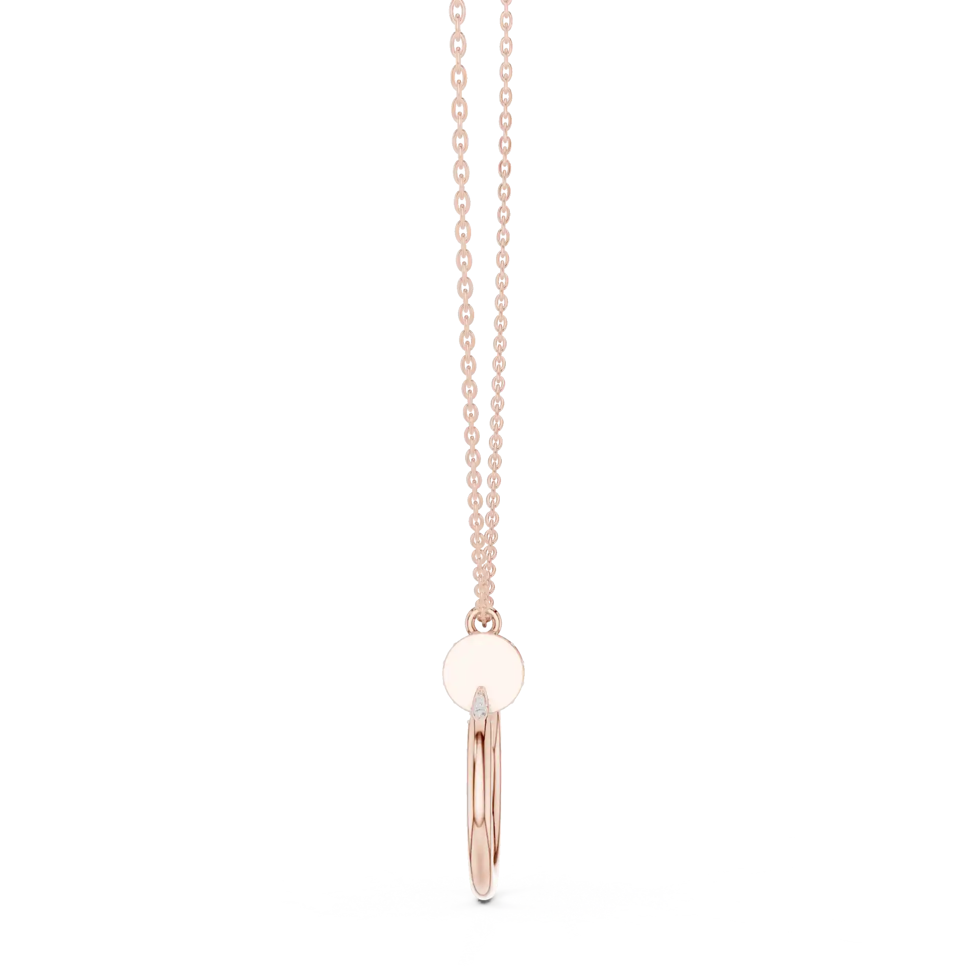 MJP26 - Contemporary Pavé Detailed Nail Ring Charm