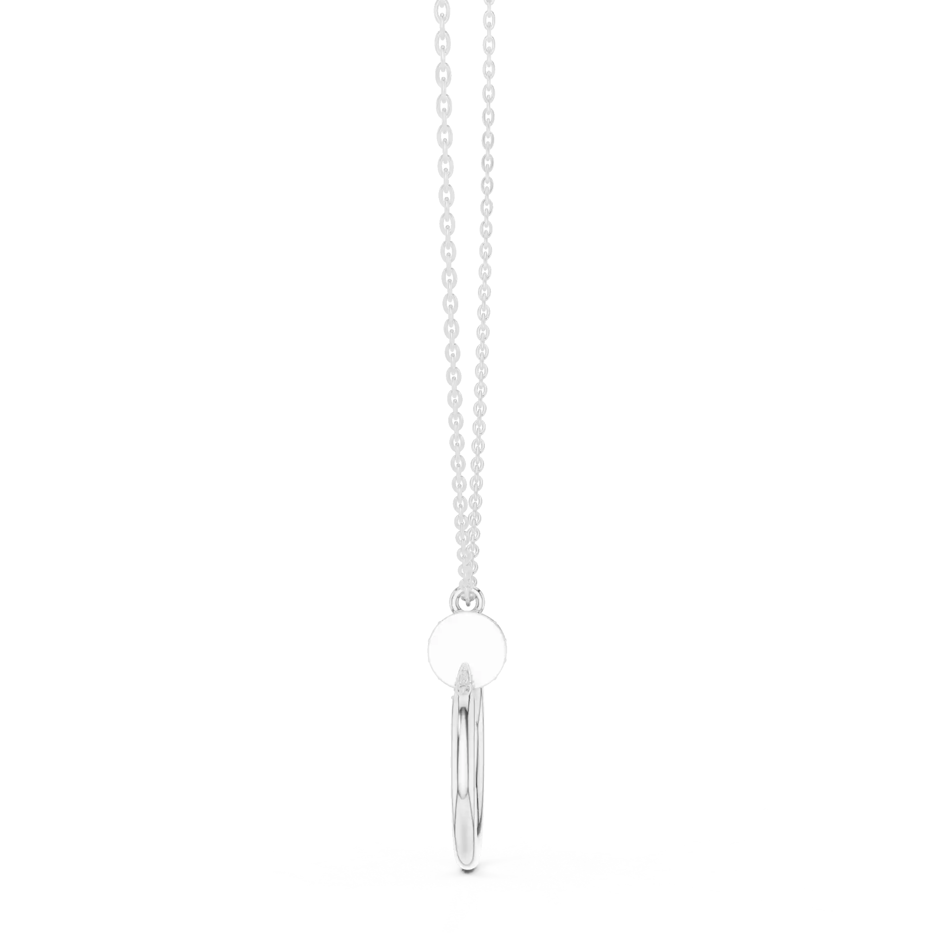 MJP26 - Contemporary Pavé Detailed Nail Ring Charm