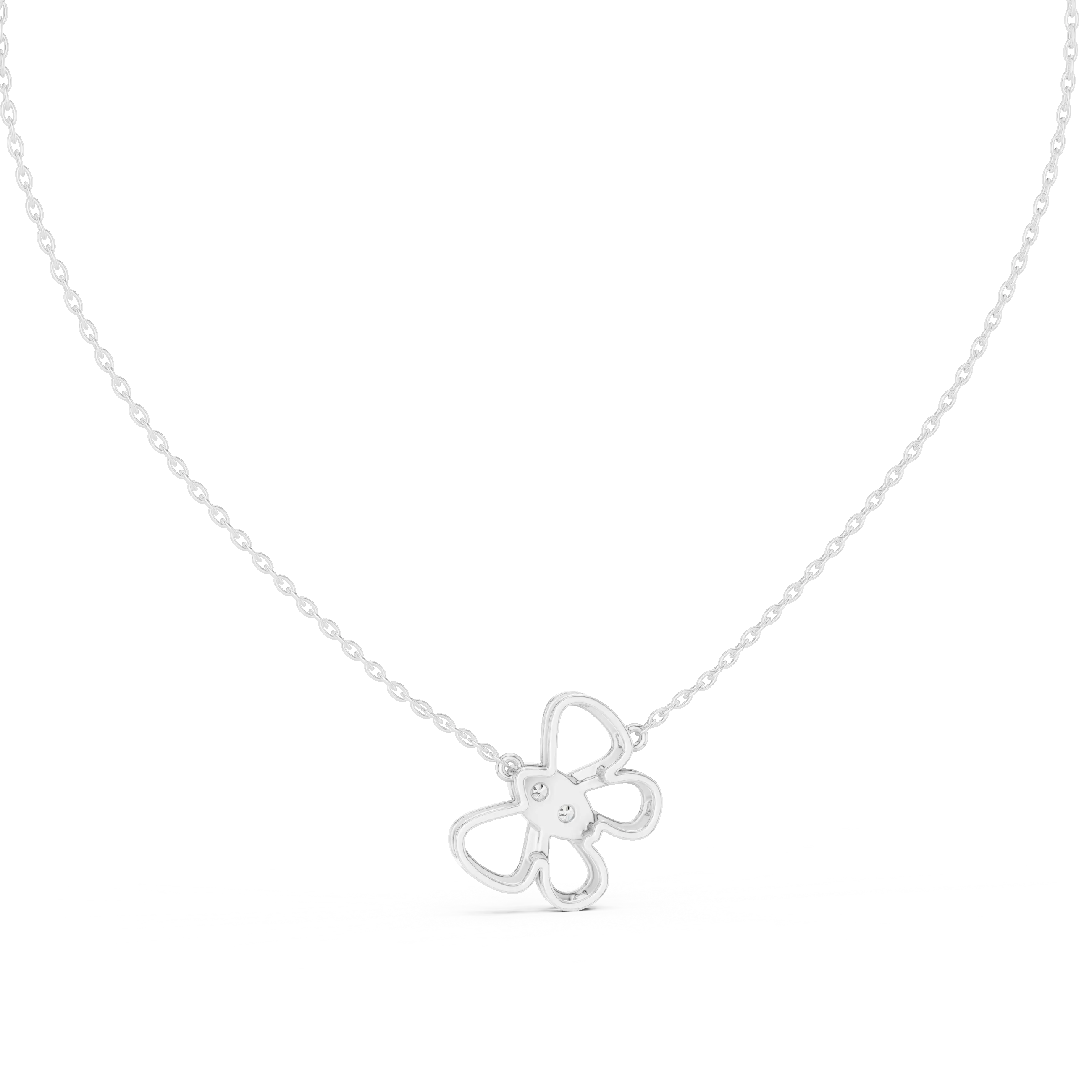 MJP30 - Fluttering Butterfly Wireframe Pendant