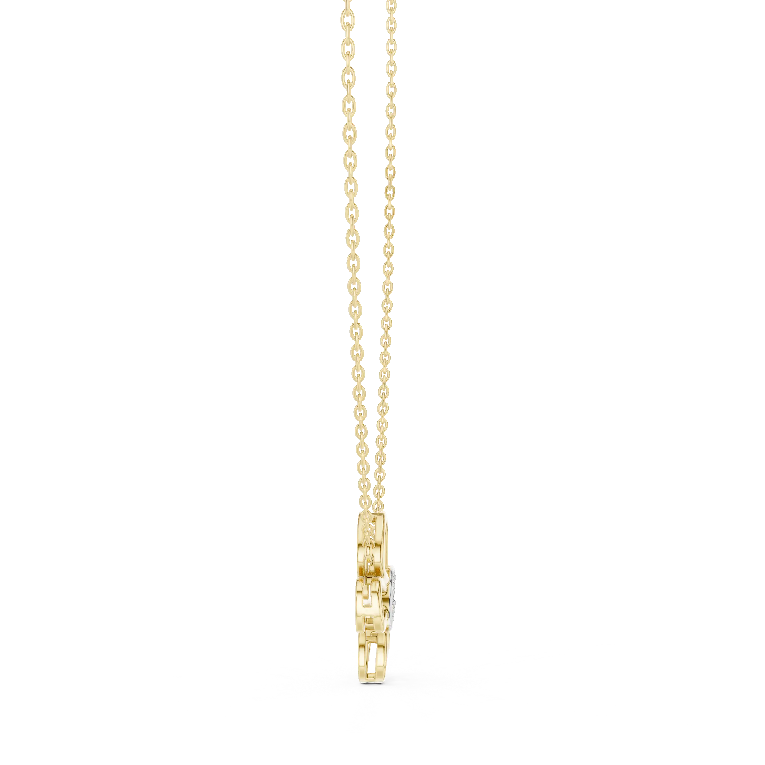 MJP30 - Fluttering Butterfly Wireframe Pendant