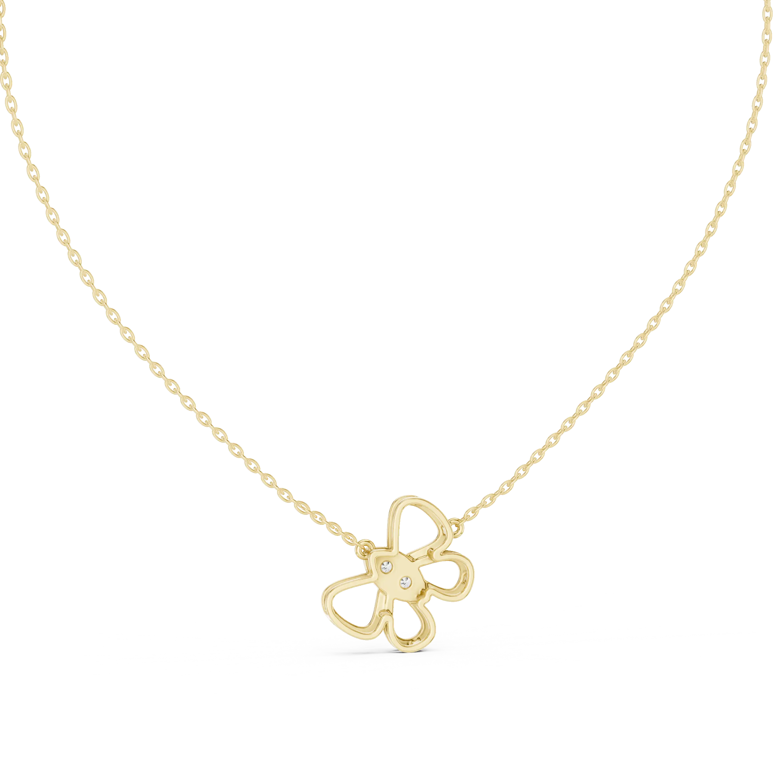 MJP30 - Fluttering Butterfly Wireframe Pendant