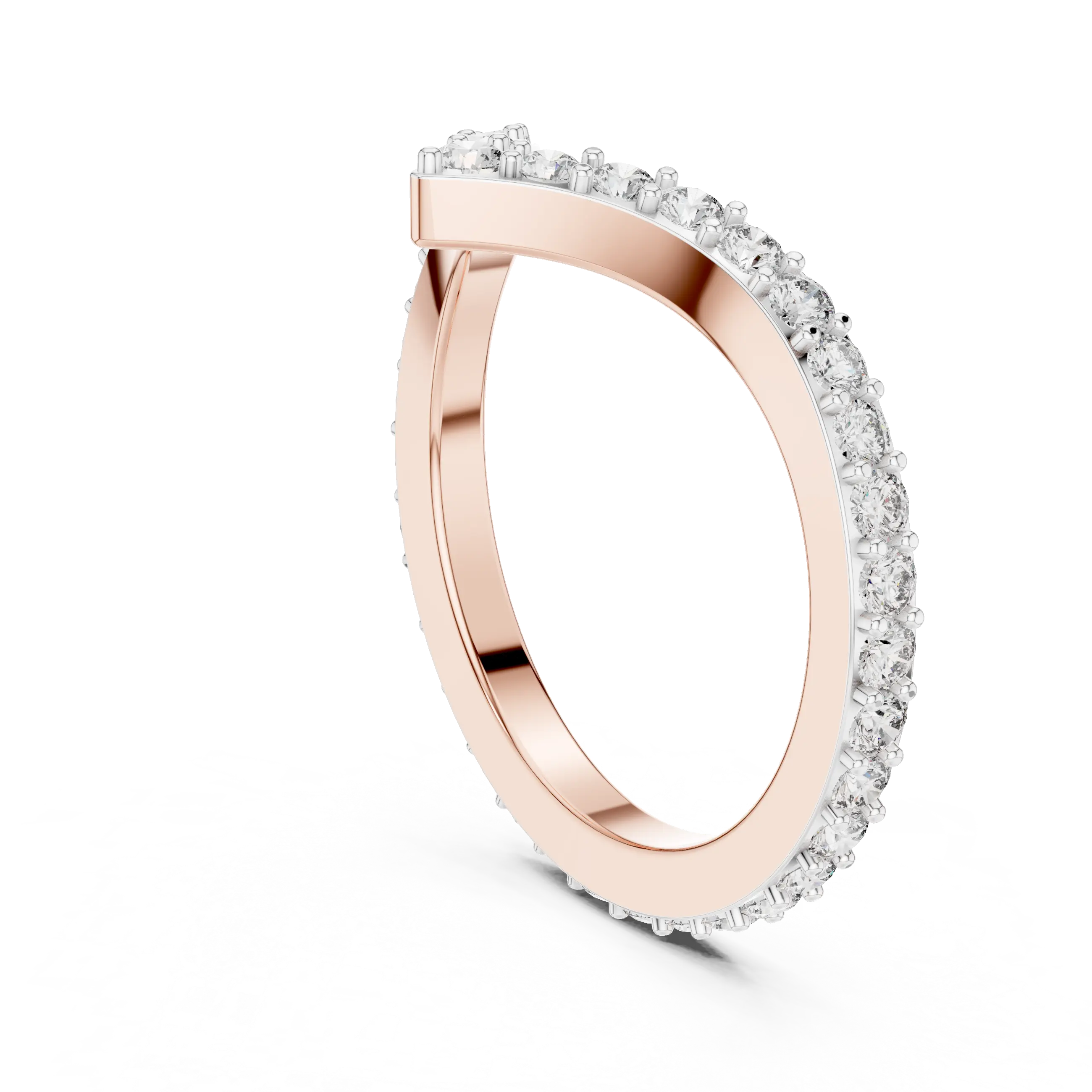 MJR059 - Round Contour Chevron French Set Nesting Band