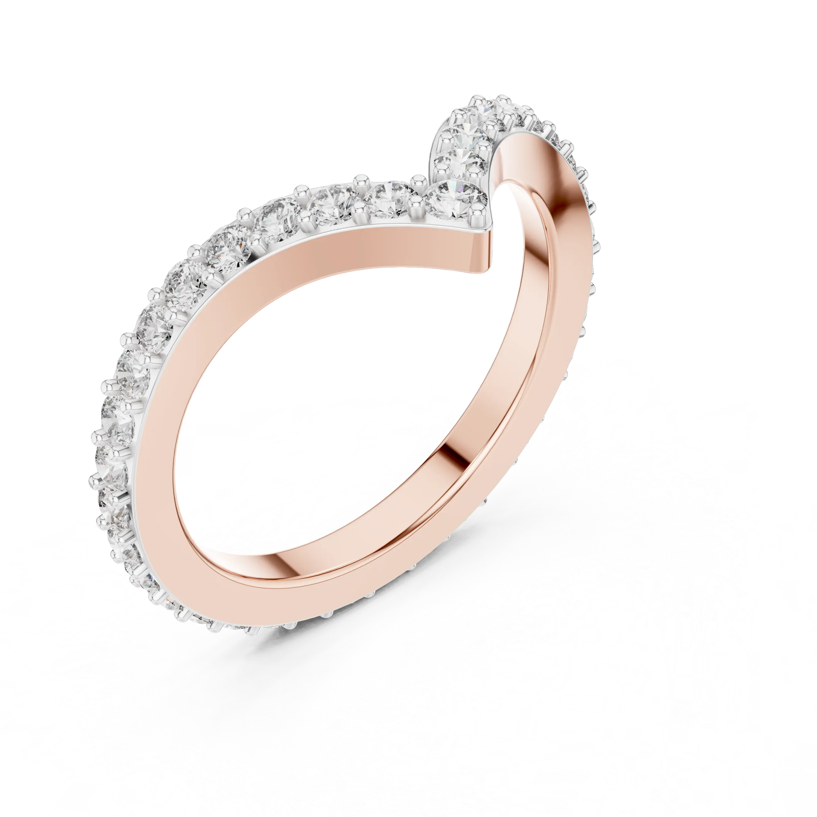 MJR059 - Round Contour Chevron French Set Nesting Band