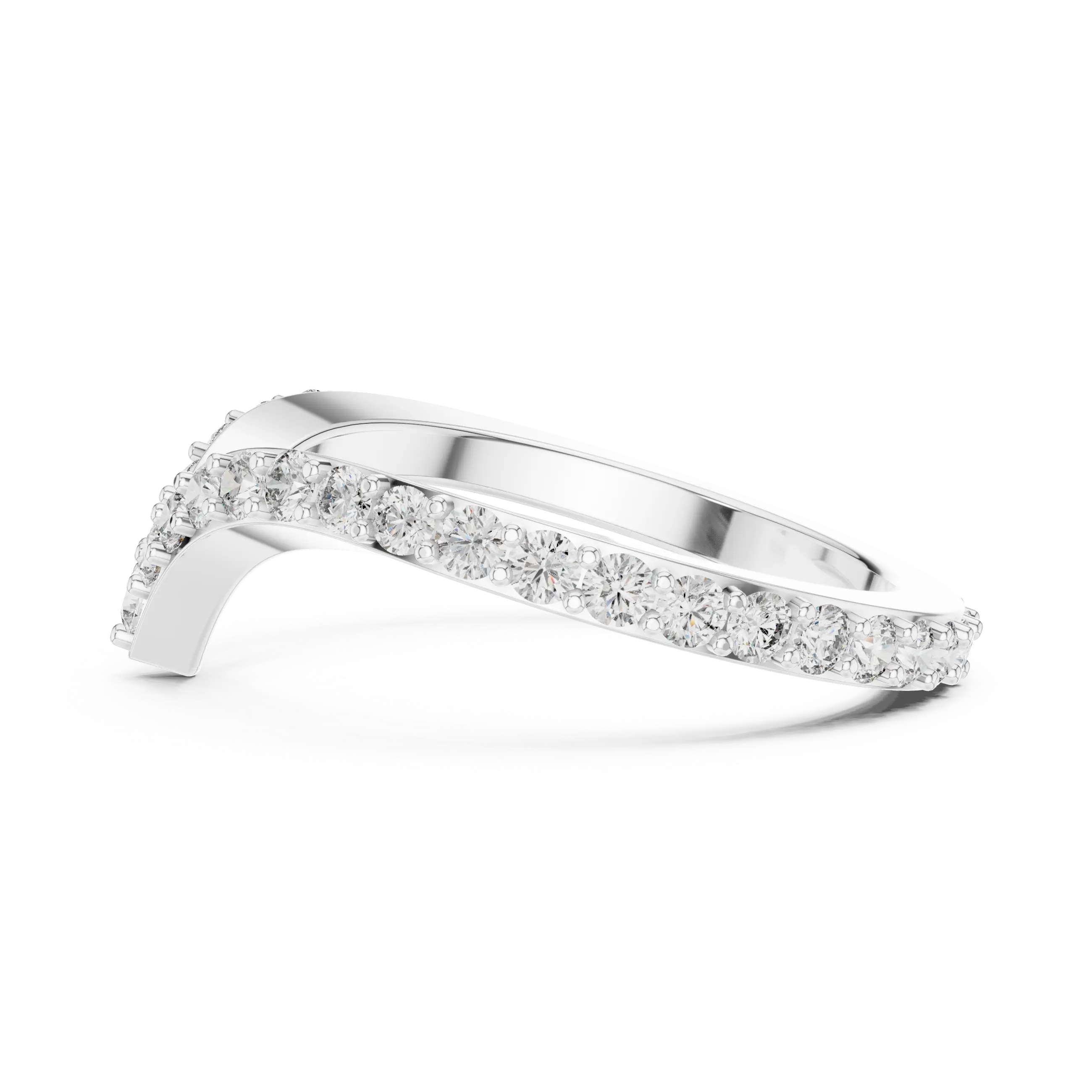 MJR059 - Round Contour Chevron French Set Nesting Band