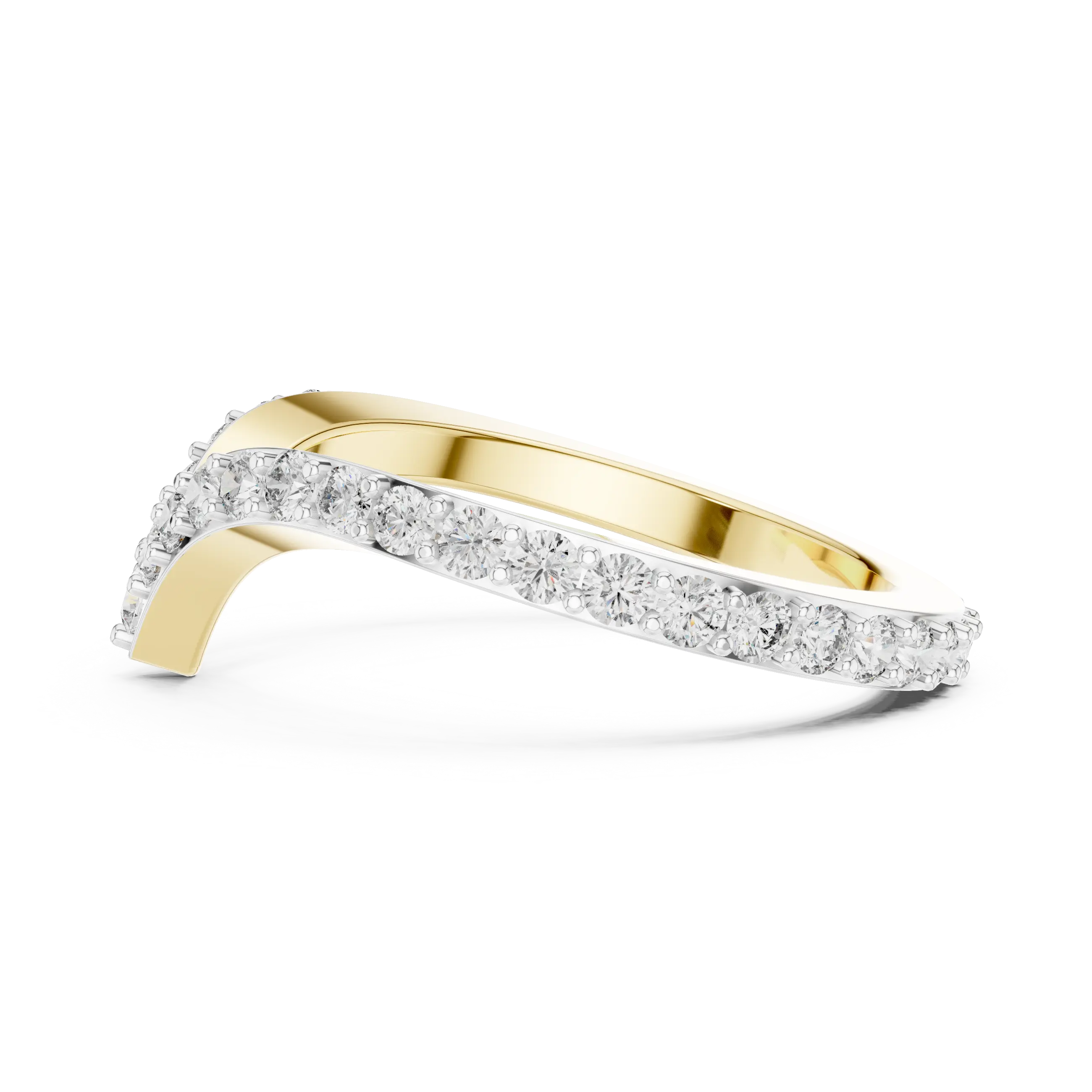MJR059 - Round Contour Chevron French Set Nesting Band
