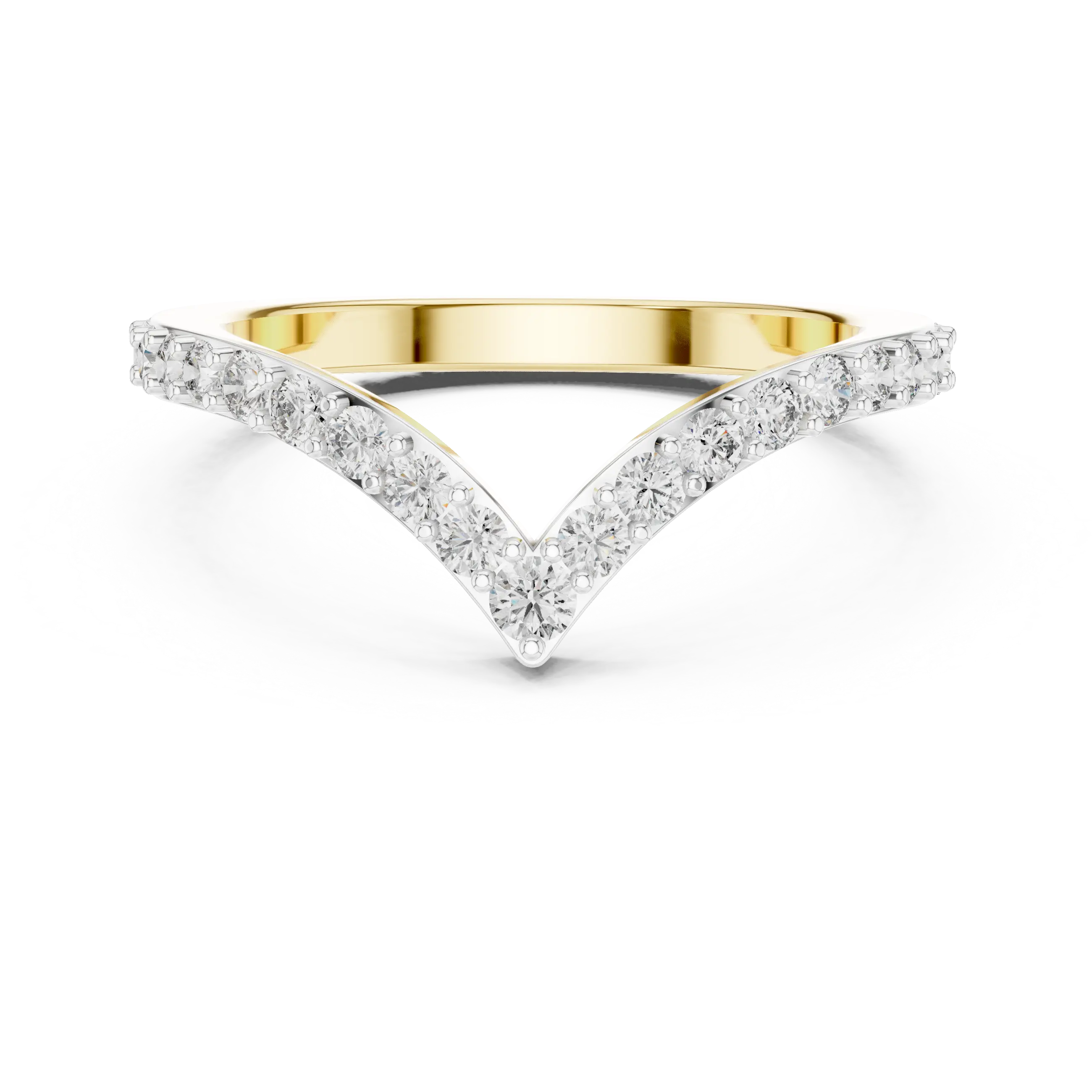MJR059 - Round Contour Chevron French Set Nesting Band