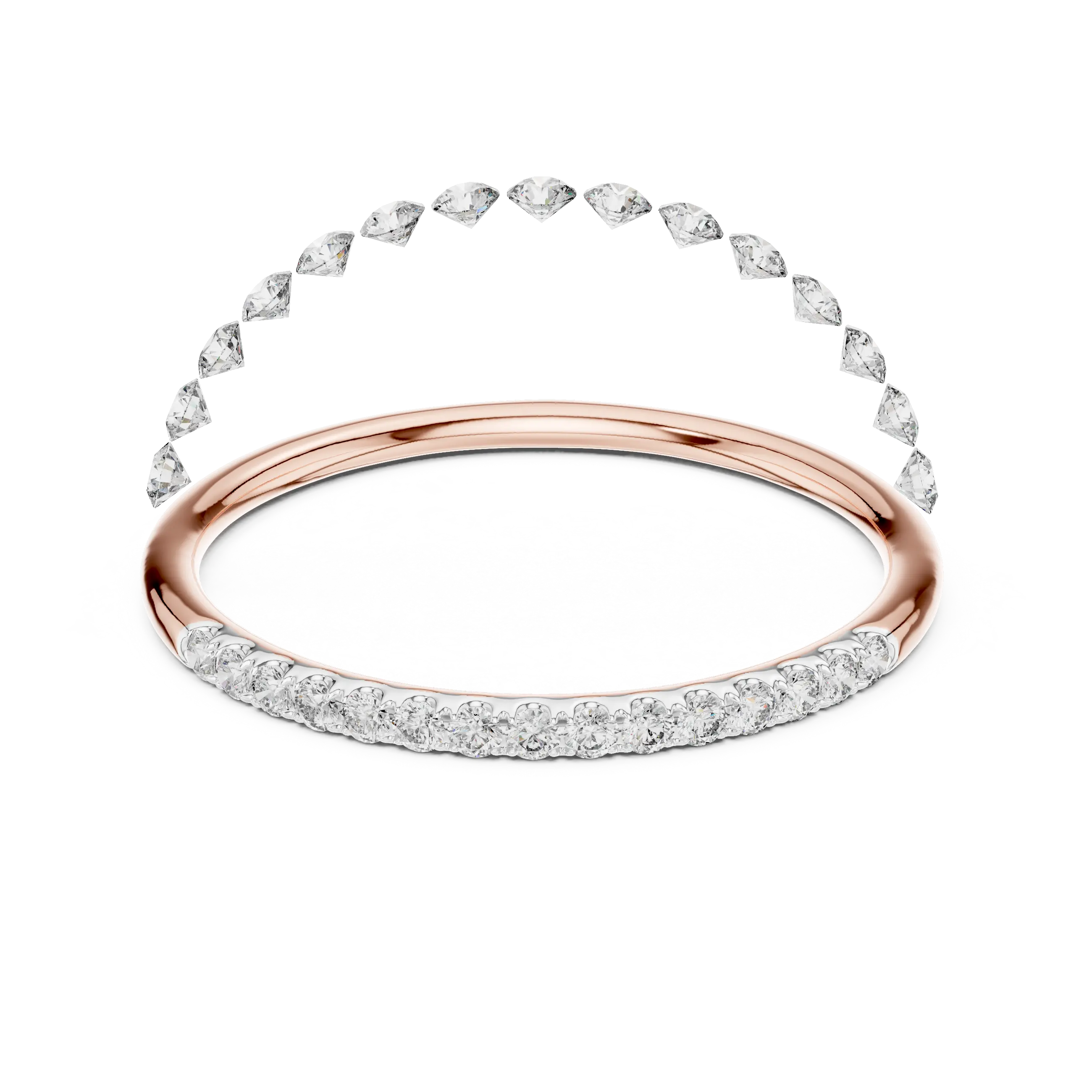 MJR064 - Classic Ultra Slender Micro Pavé Wedding Ring