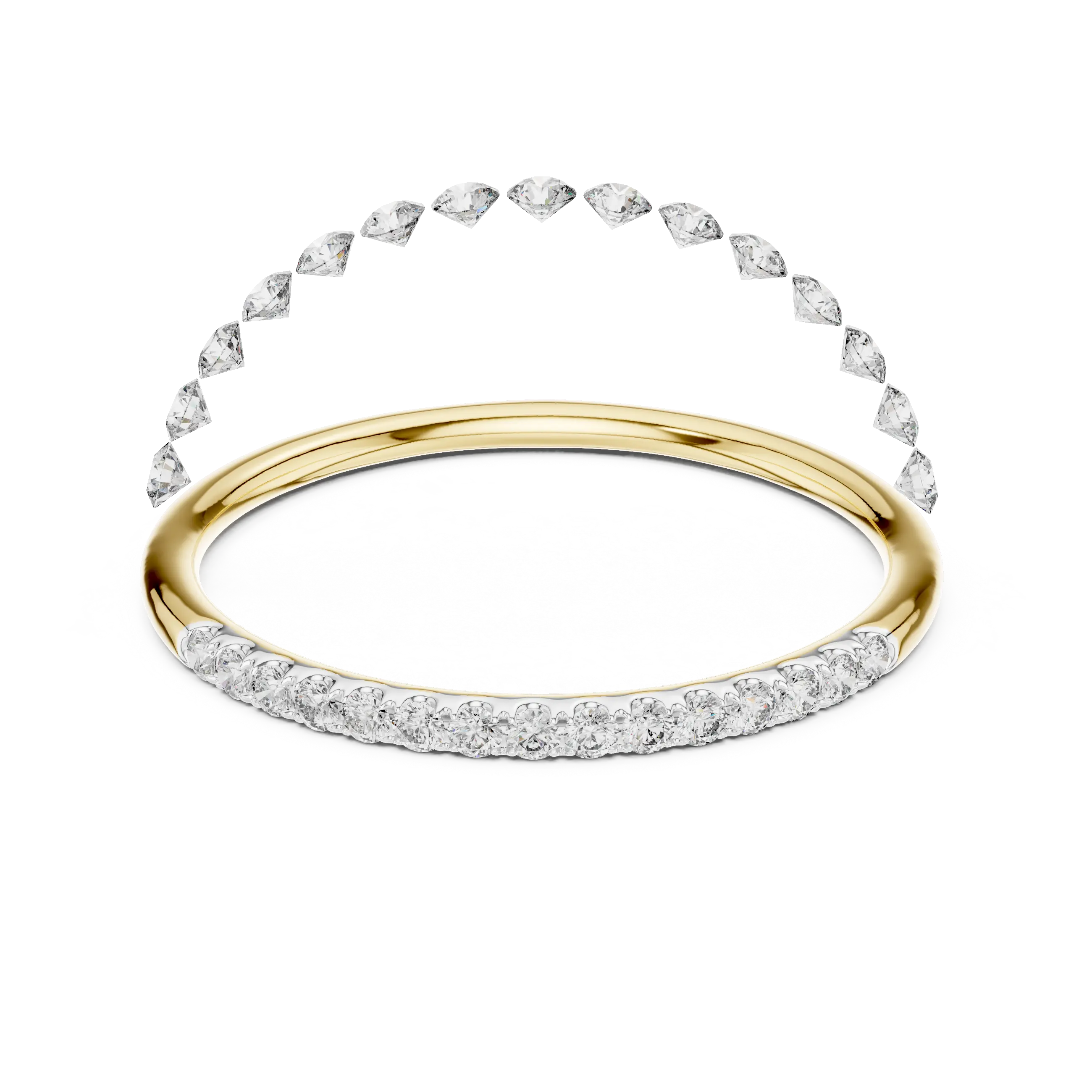 MJR064 - Classic Ultra Slender Micro Pavé Wedding Ring