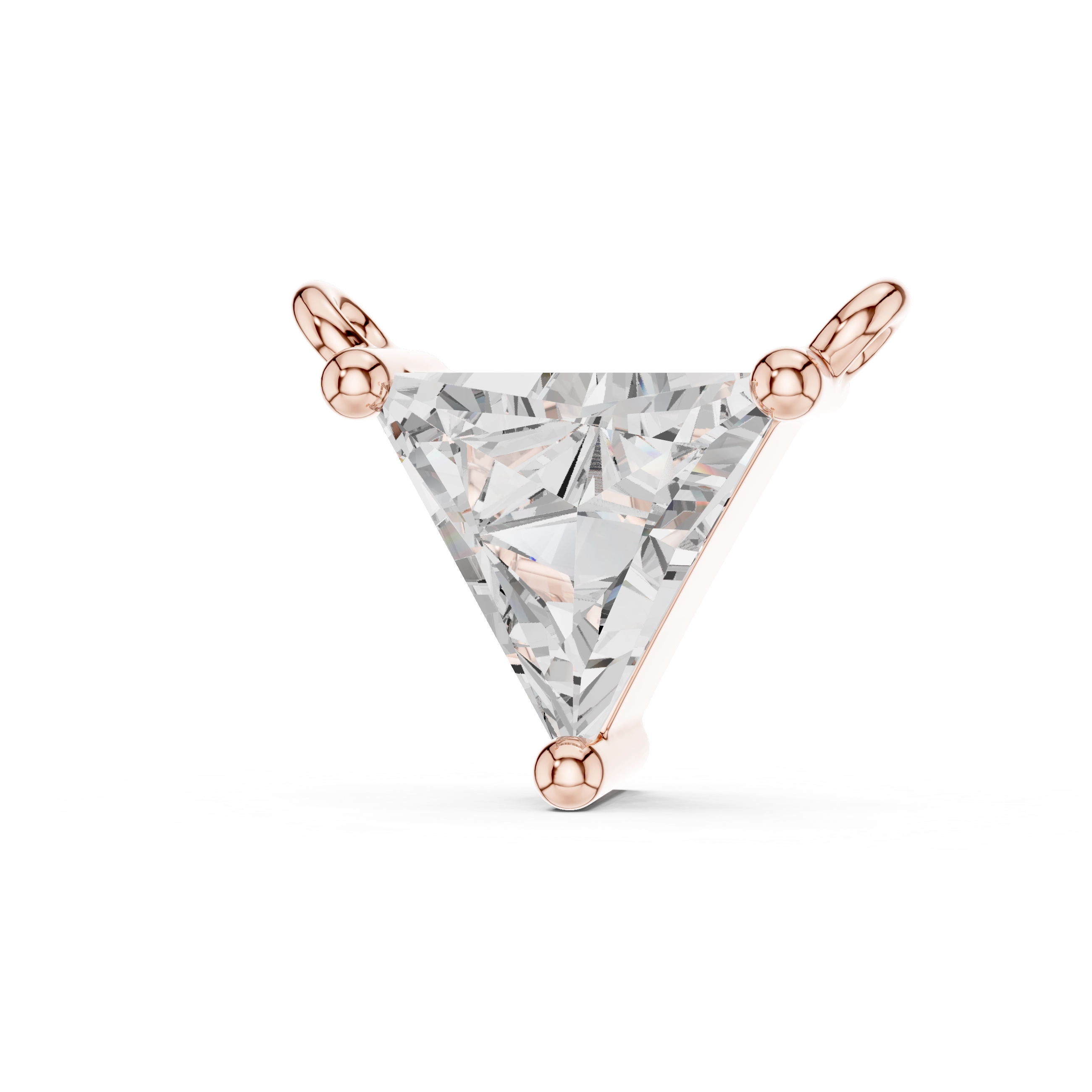 MJP02 - Horizontal Emerald-Cut Solitaire Necklace