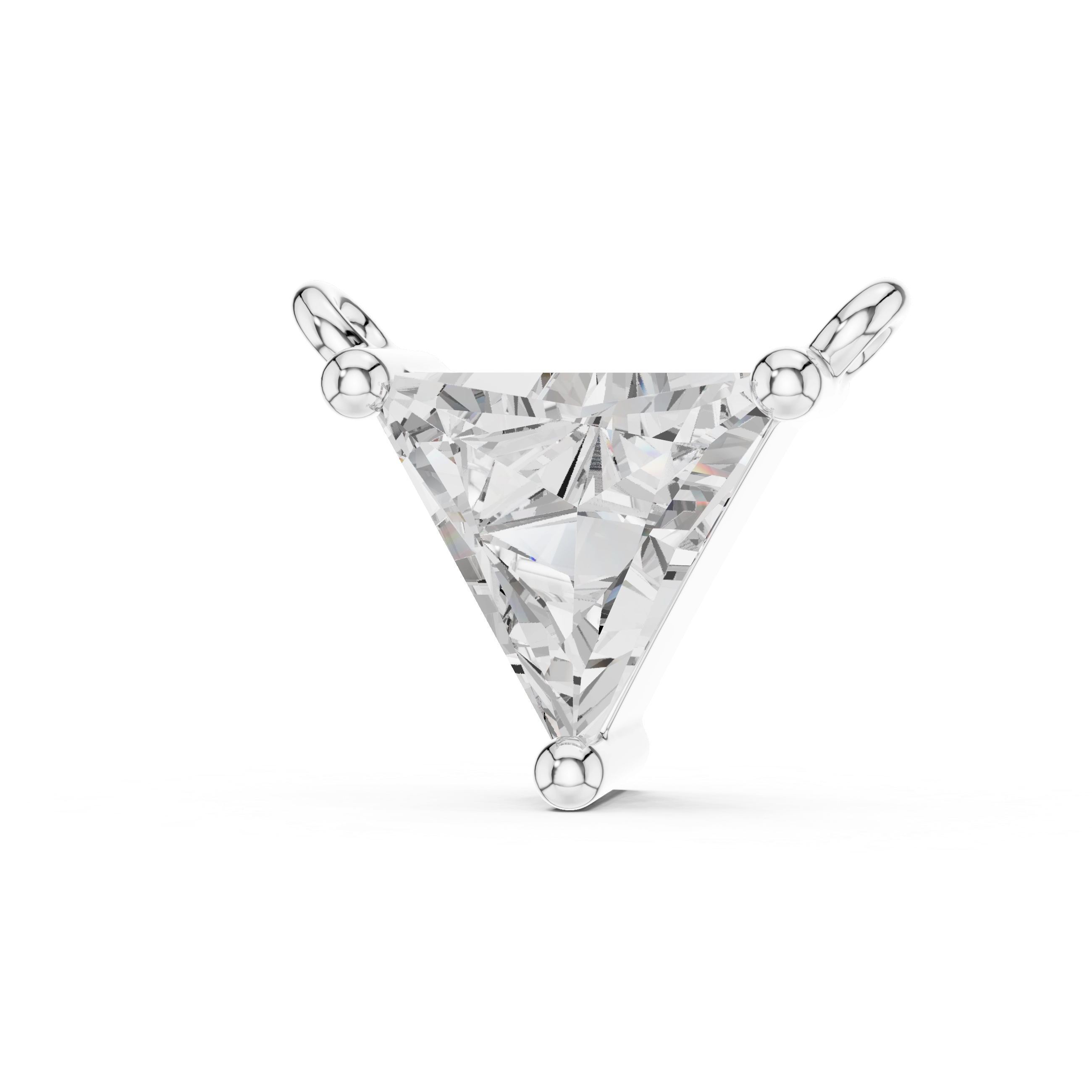 MJP02 - Horizontal Emerald-Cut Solitaire Necklace