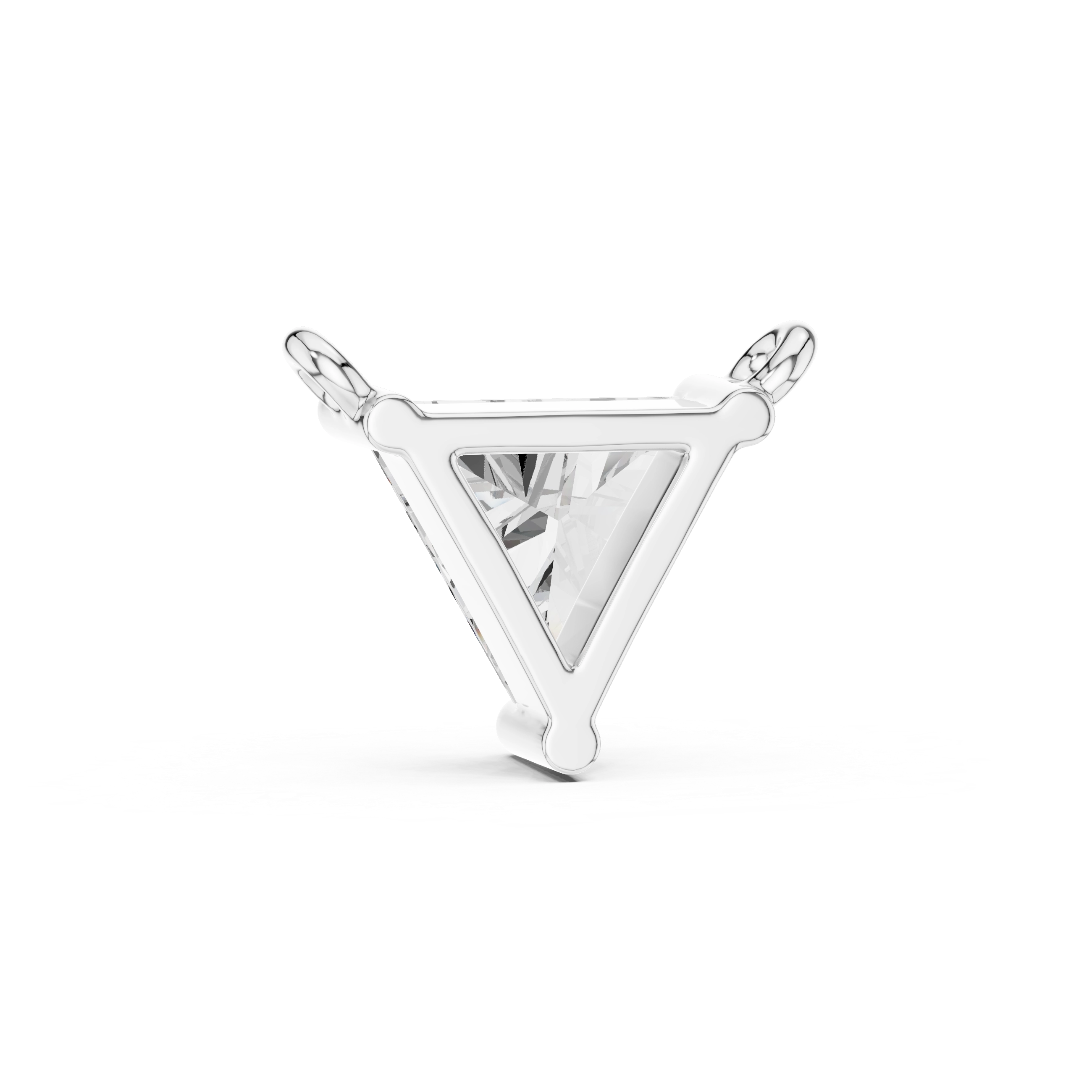 MJP02 - Horizontal Emerald-Cut Solitaire Necklace