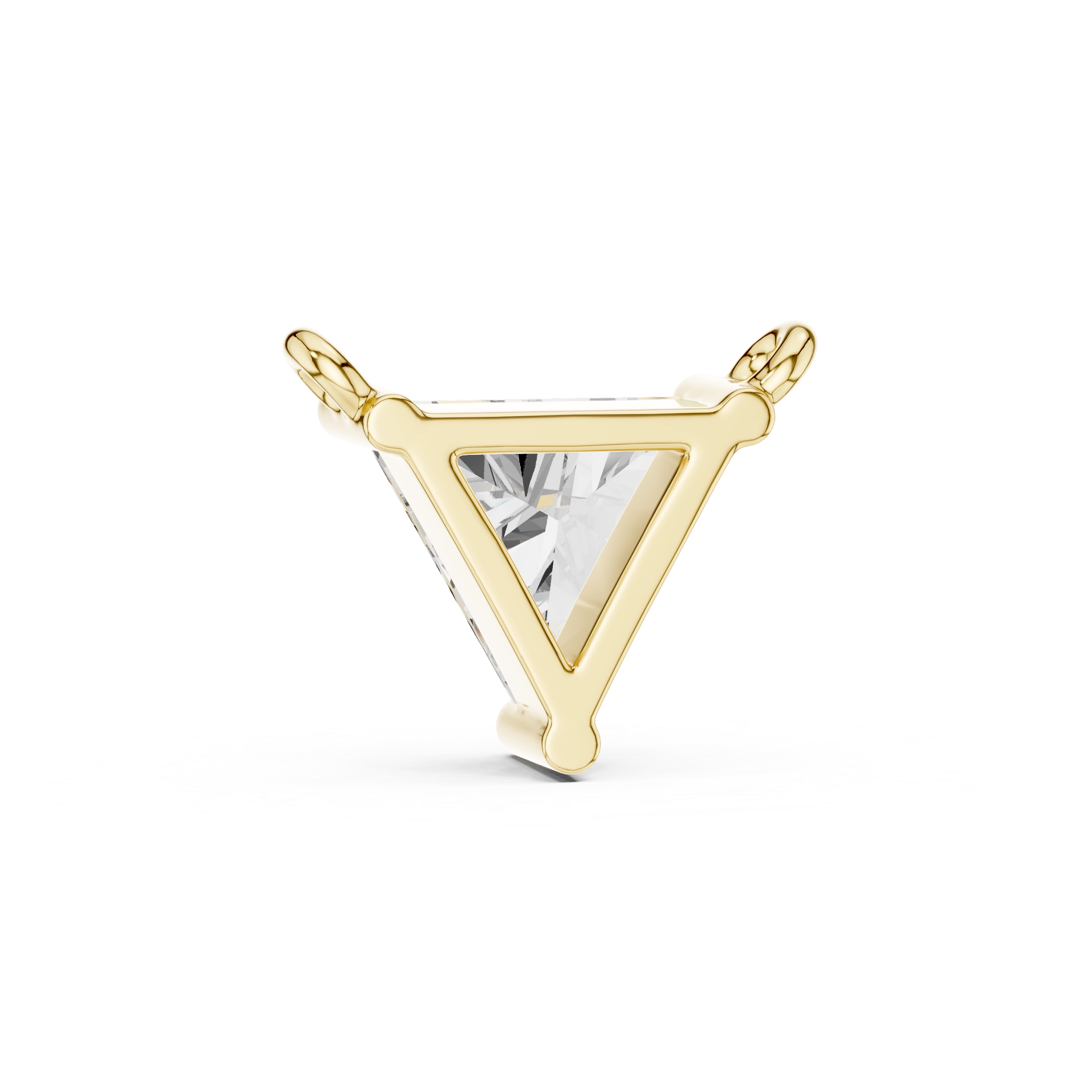 MJP02 - Horizontal Emerald-Cut Solitaire Necklace