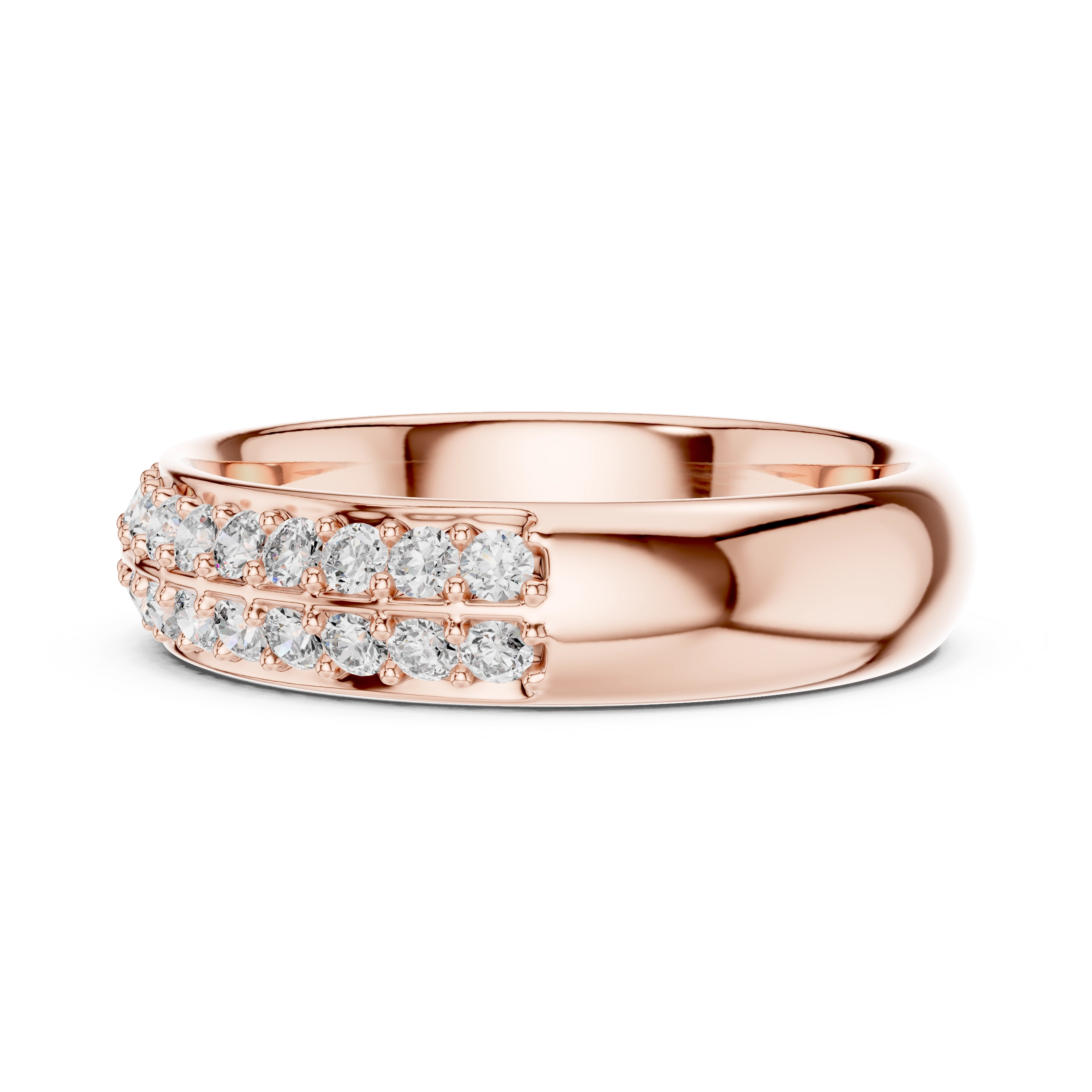 MJET002 - Classic Two Tier Micro Prong Anniversary Ring