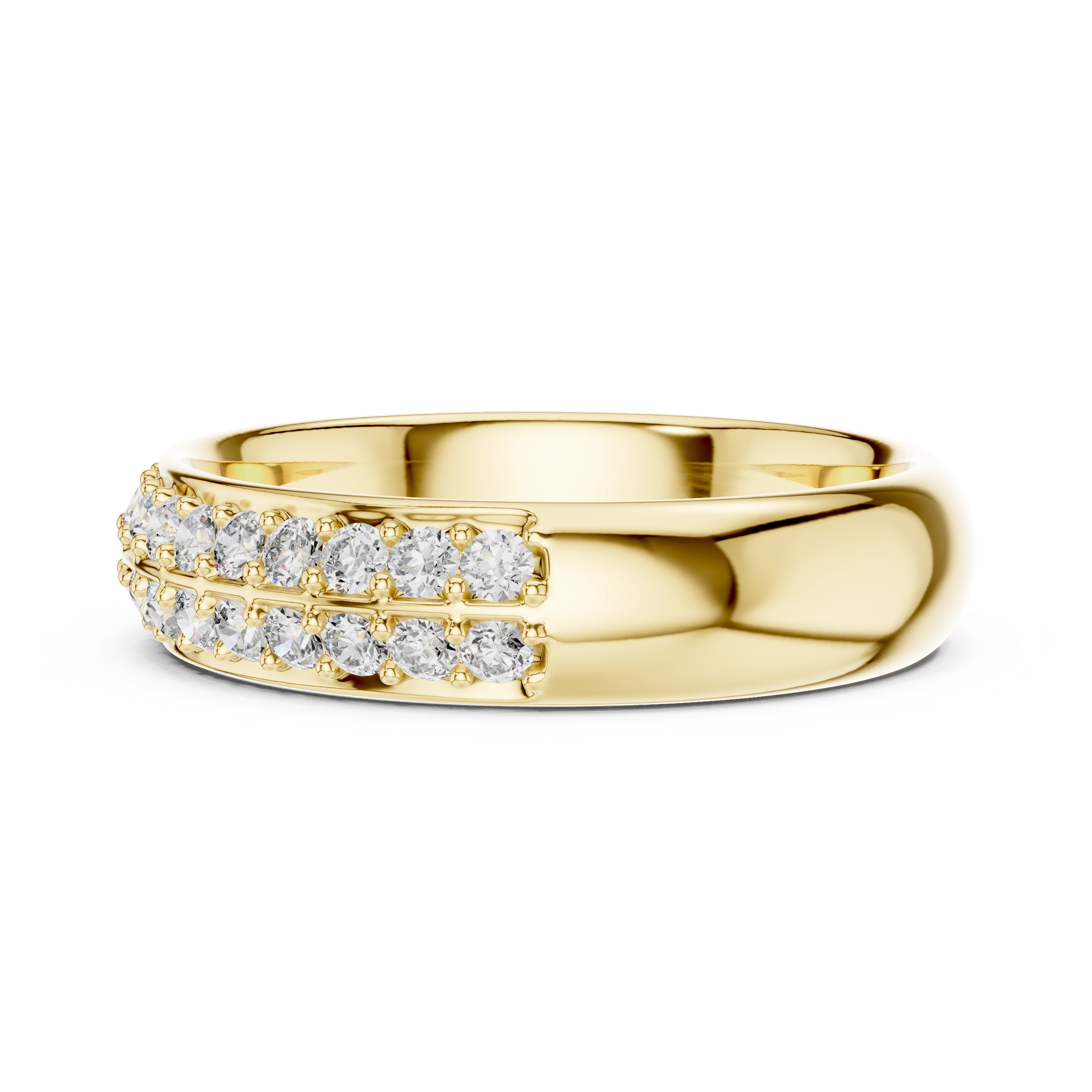 MJET002 - Classic Two Tier Micro Prong Anniversary Ring