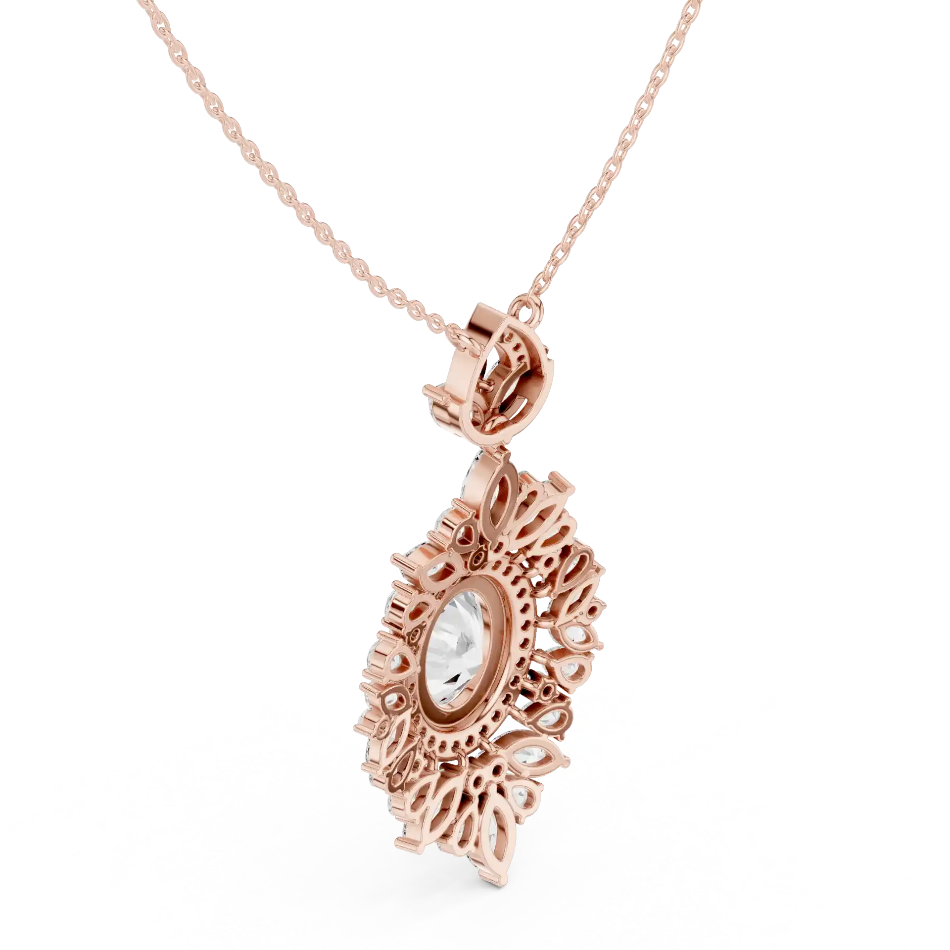 MJP20 - Royal Diamond Corona Grand Medallion Drop