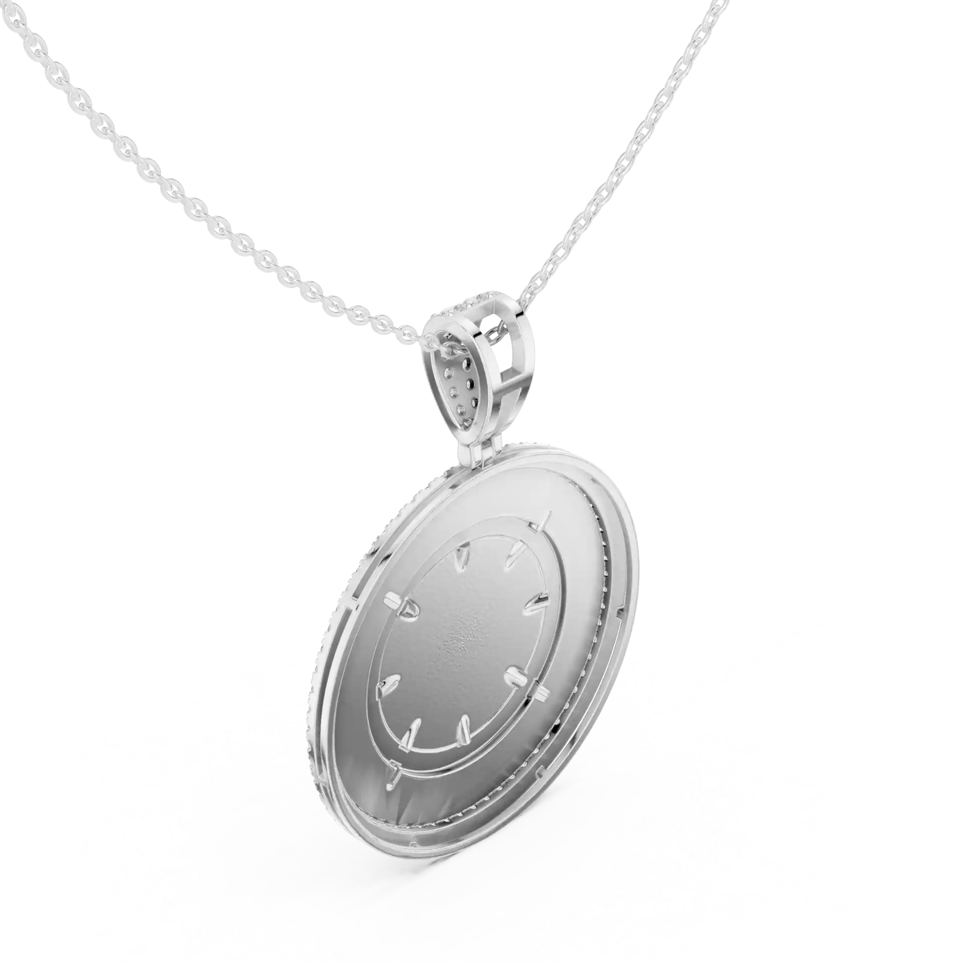 MJP23 - Cardinal Points Ship Wheel Emblem Pendant