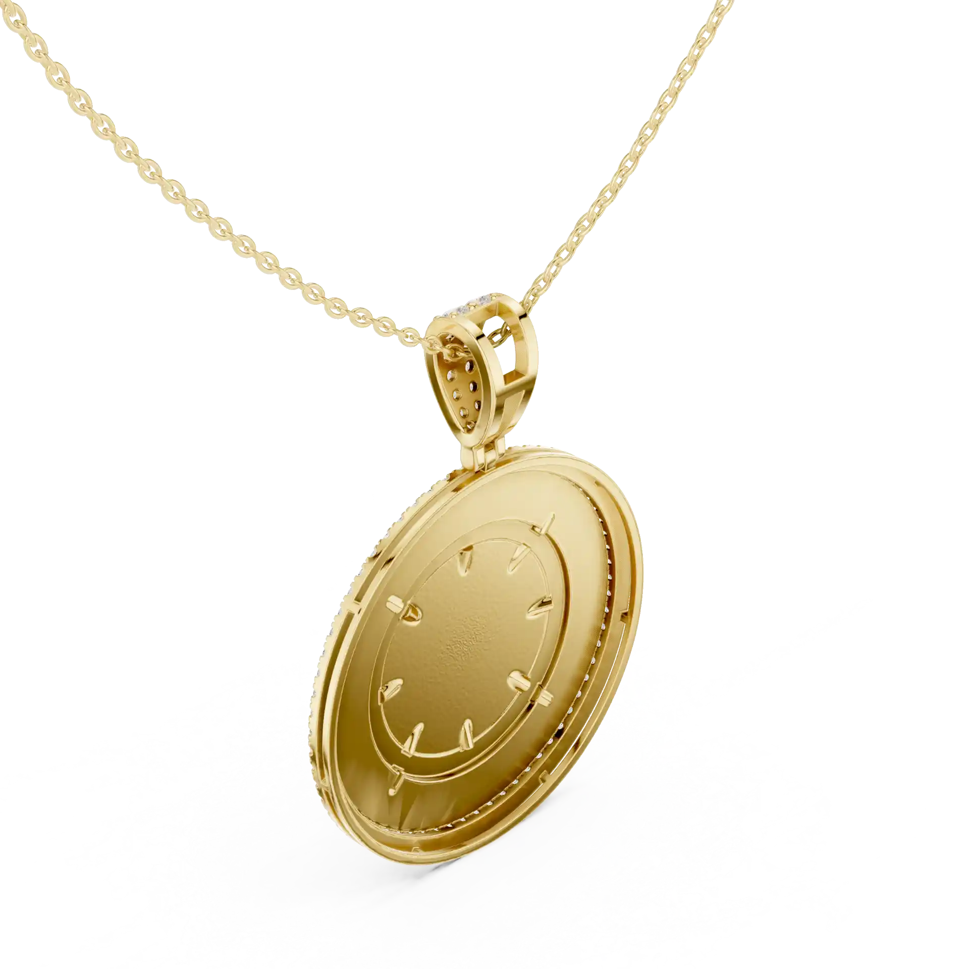 MJP23 - Cardinal Points Ship Wheel Emblem Pendant
