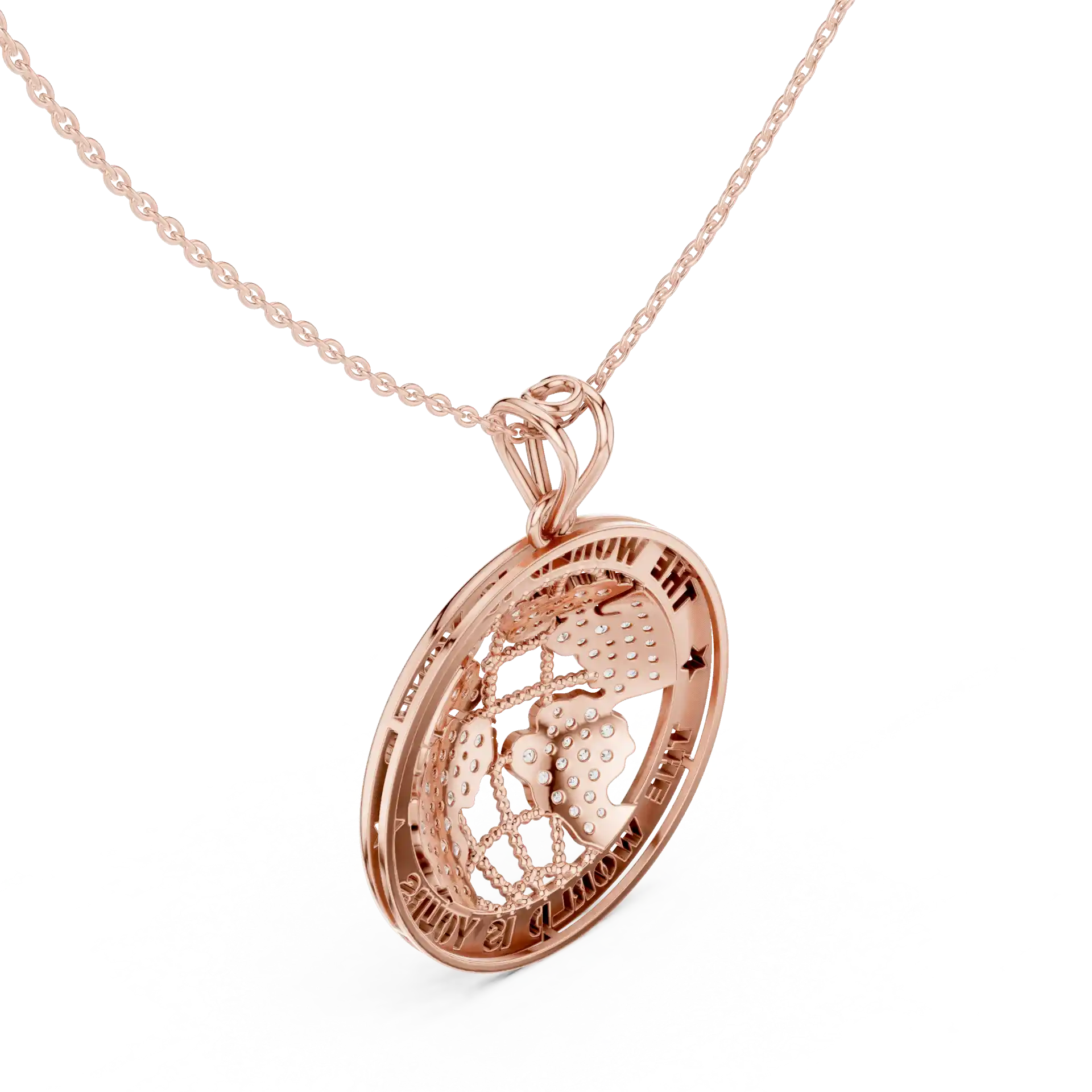 MJP24 - Celestial Map Continents Coin Charm