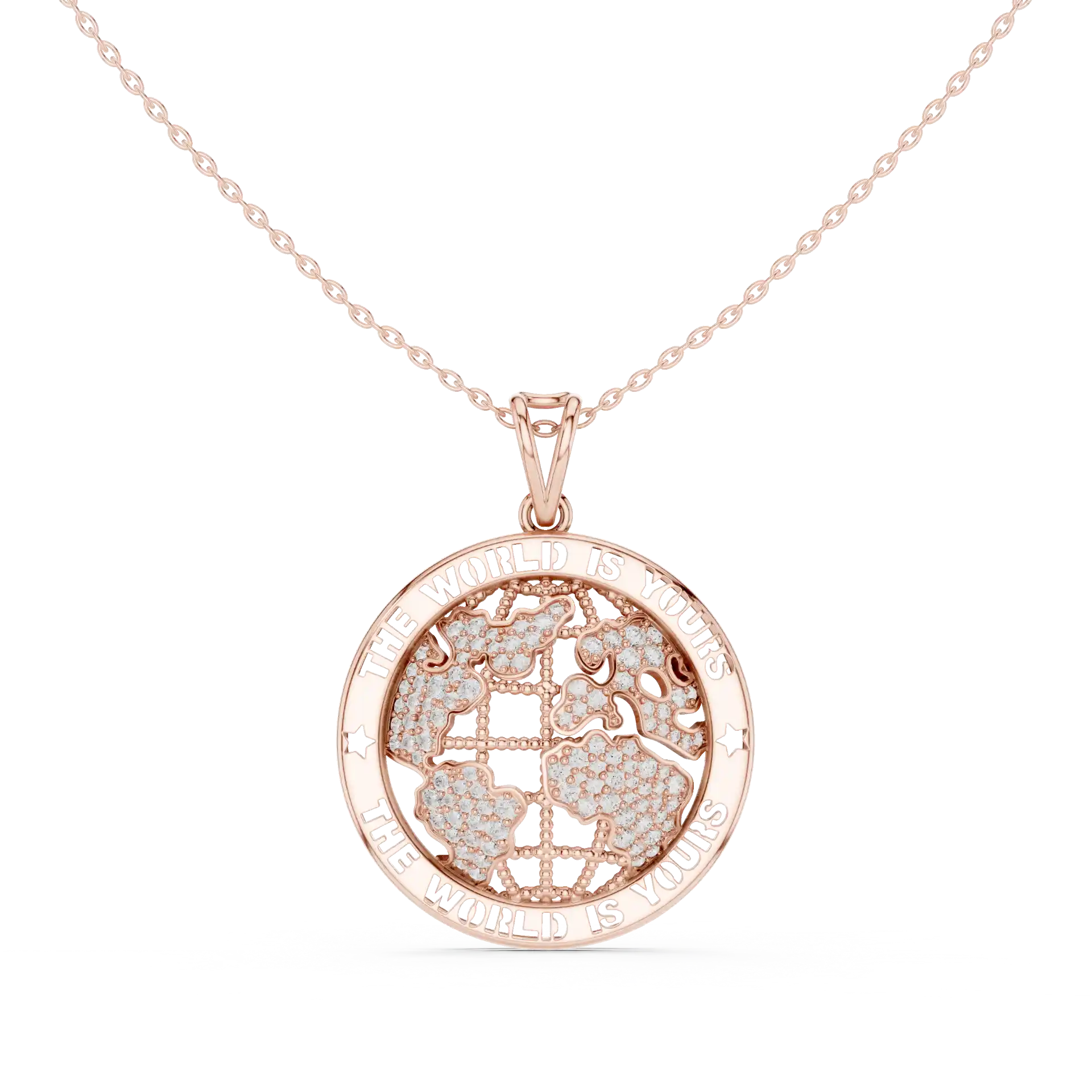 MJP24 - Celestial Map Continents Coin Charm