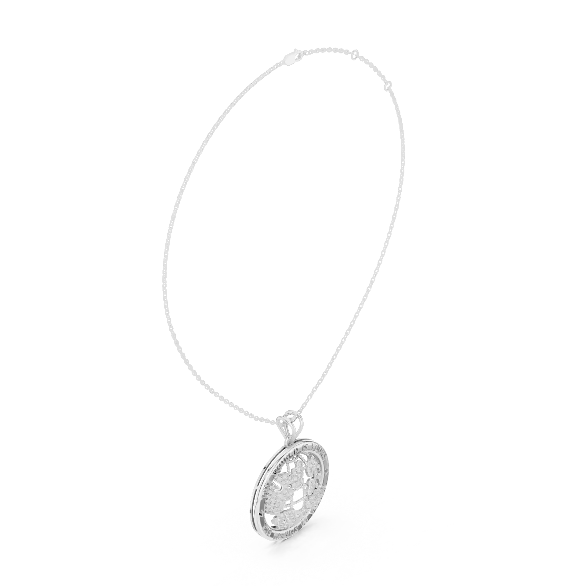 MJP24 - Celestial Map Continents Coin Charm