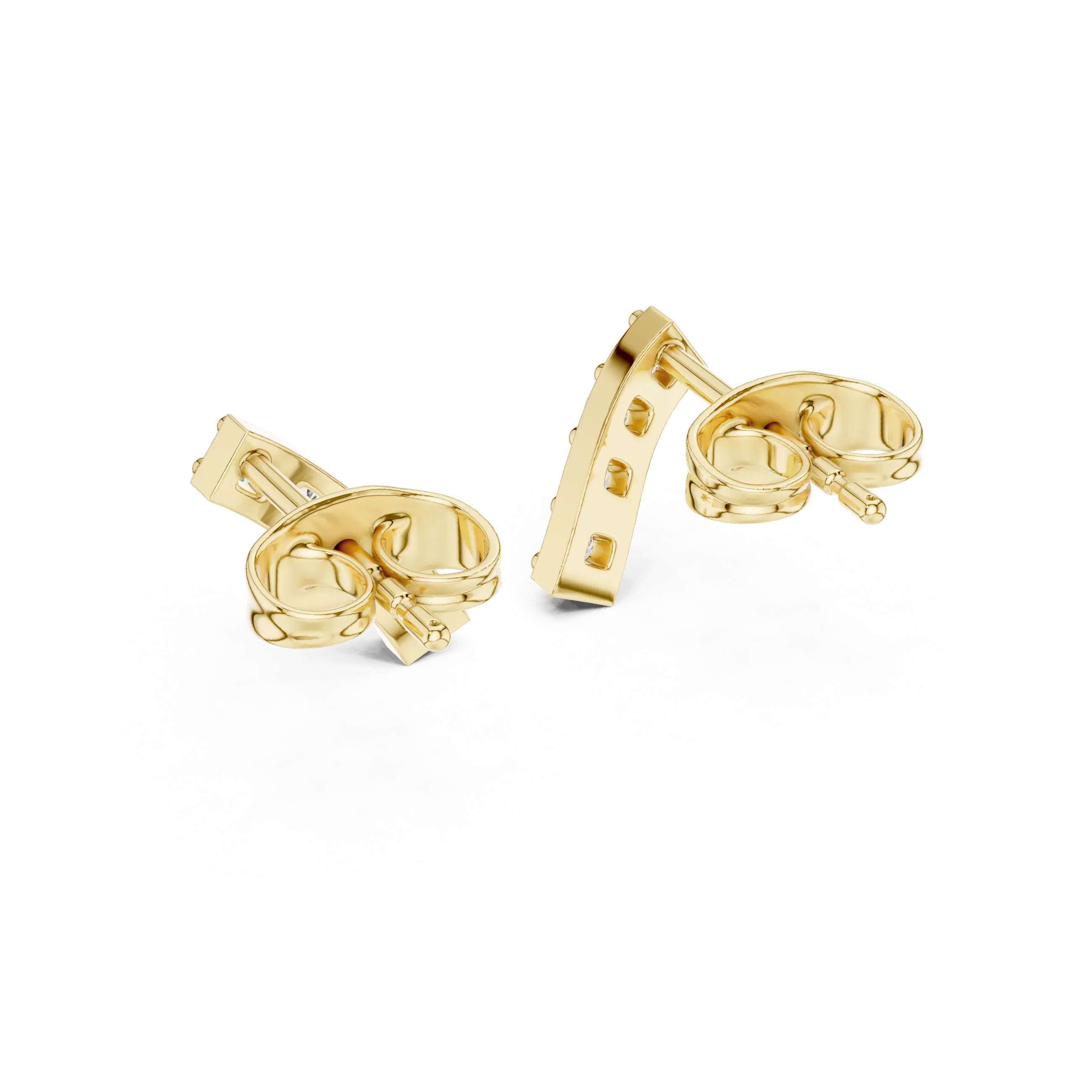 MJER69 - Sleek Linear Row Ear Pin Studs