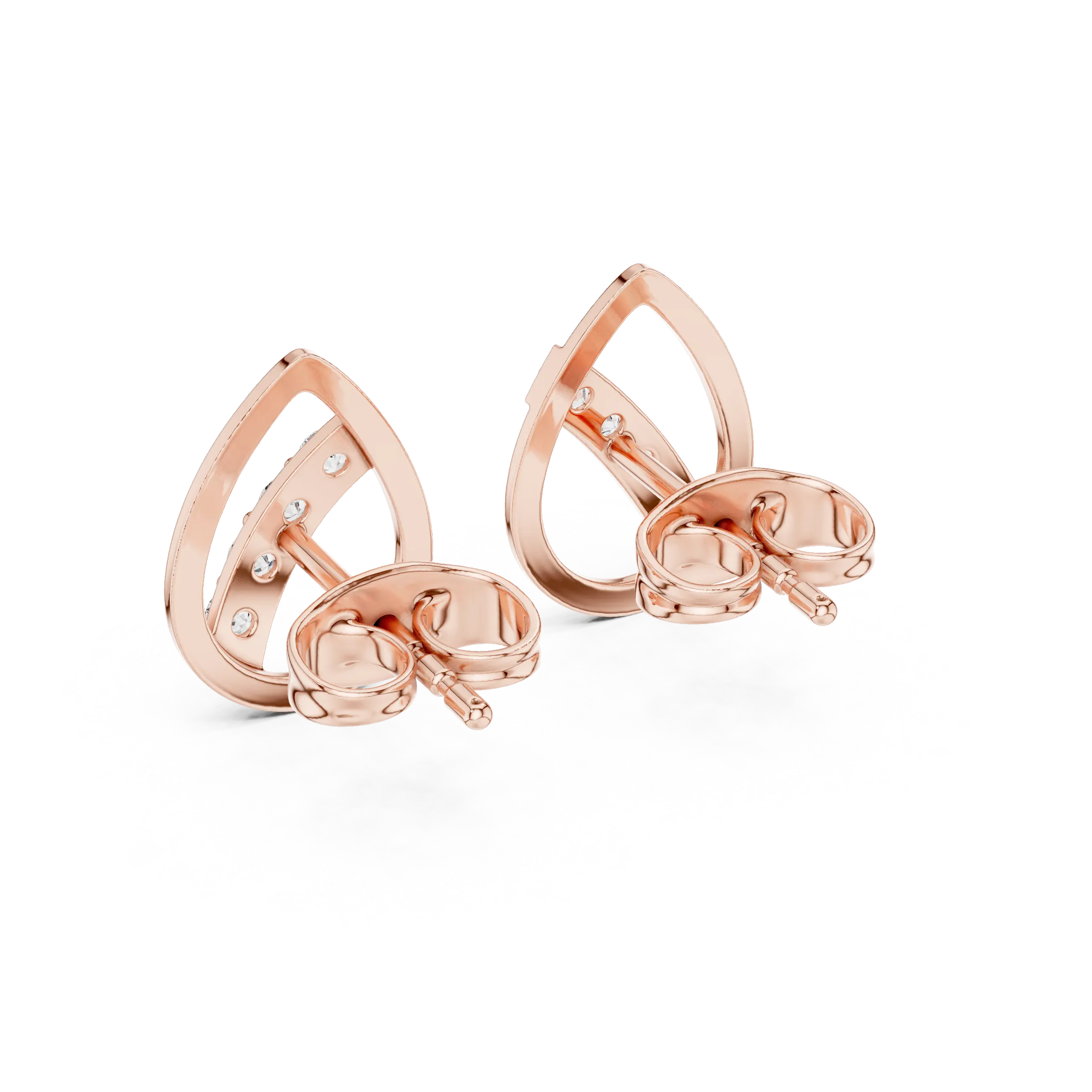 MJER73 - Teardrop Open-Frame Modern Studs