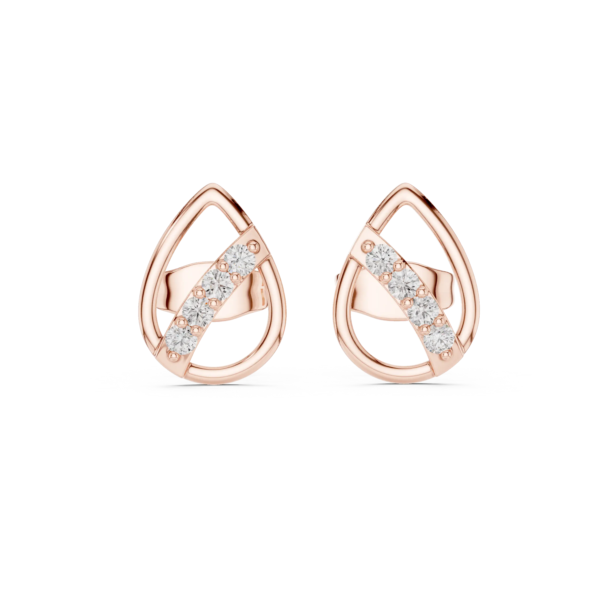 MJER73 - Teardrop Open-Frame Modern Studs