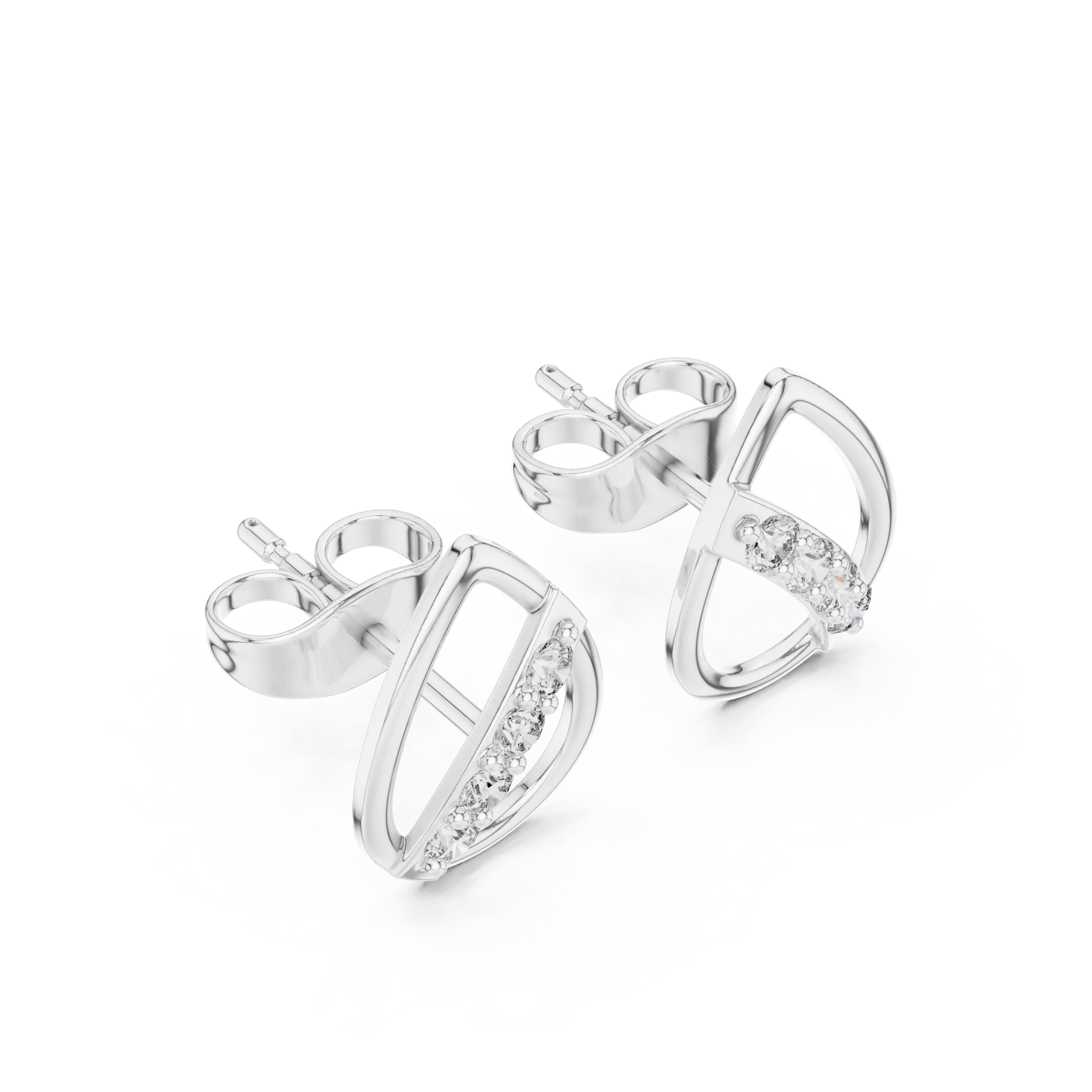 MJER73 - Teardrop Open-Frame Modern Studs