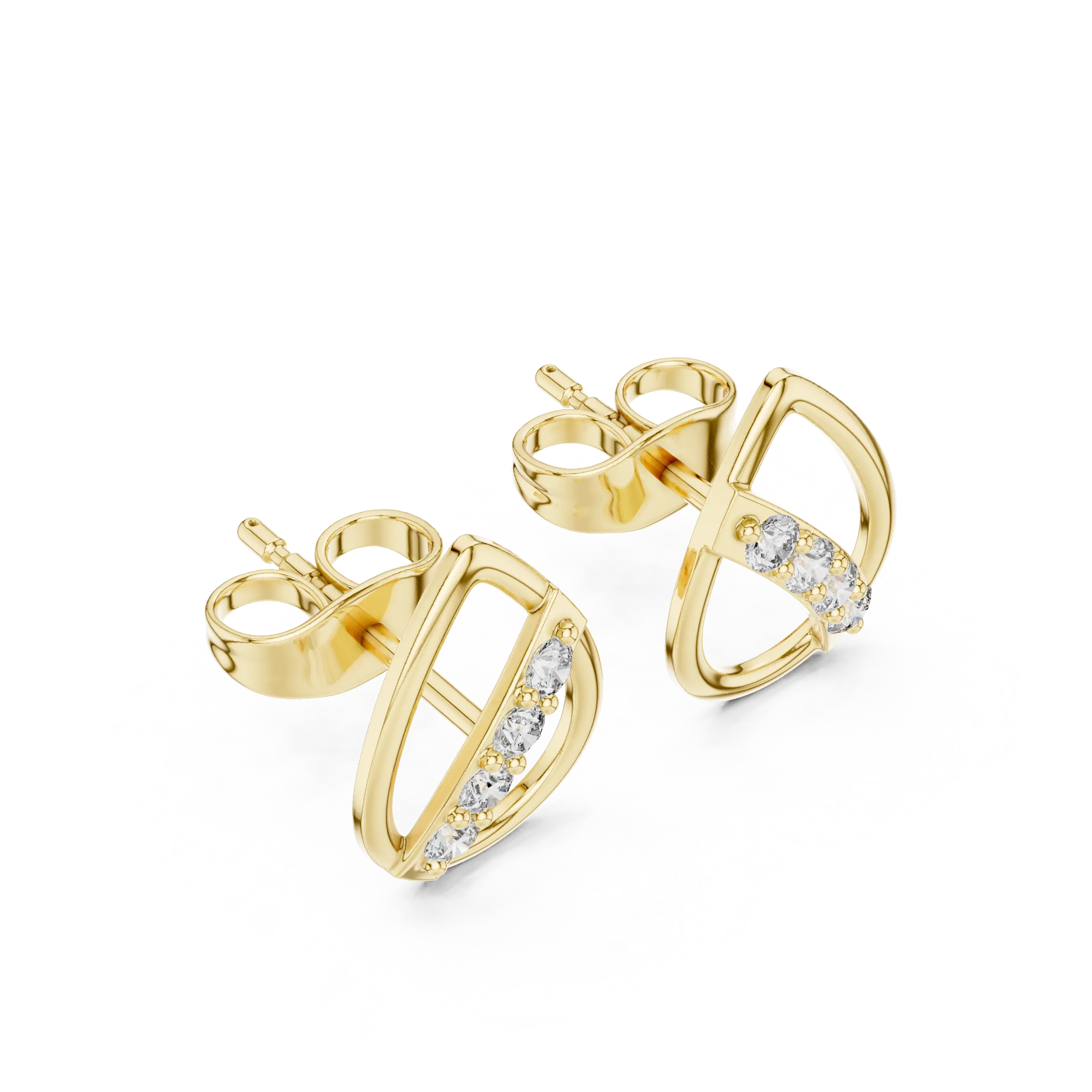MJER73 - Teardrop Open-Frame Modern Studs