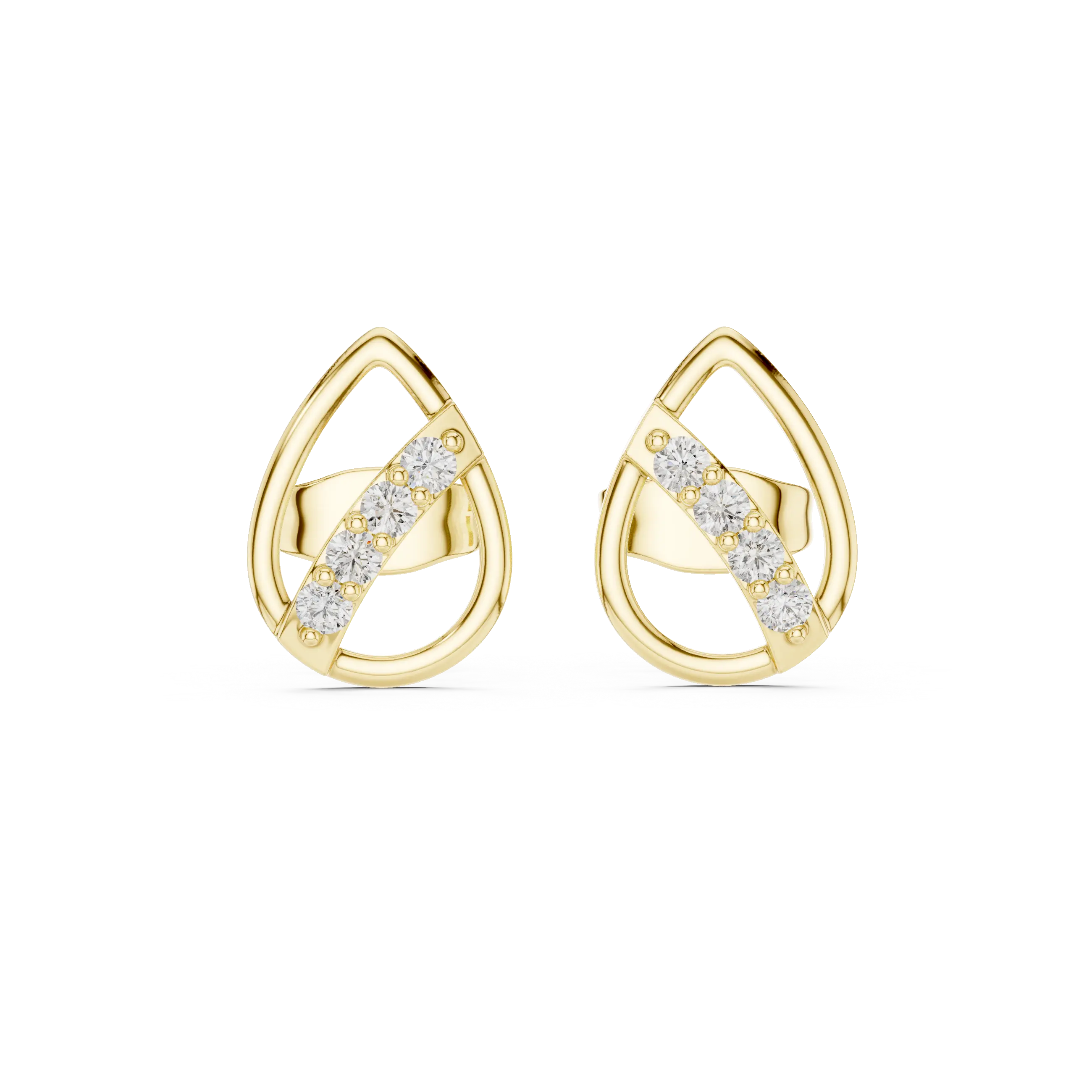 MJER73 - Teardrop Open-Frame Modern Studs