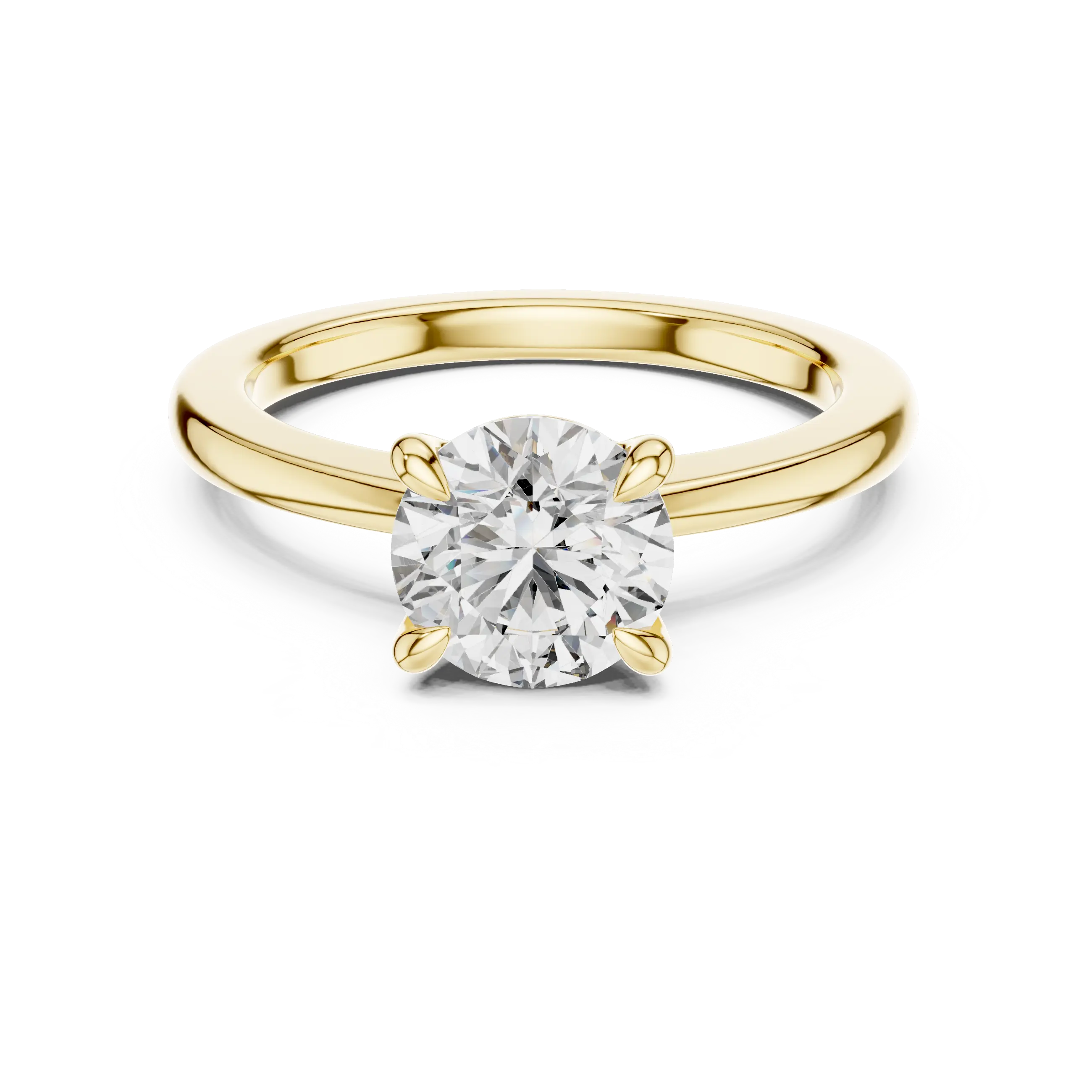 MJR022 -  Elegant Four Prong Engagement Ring