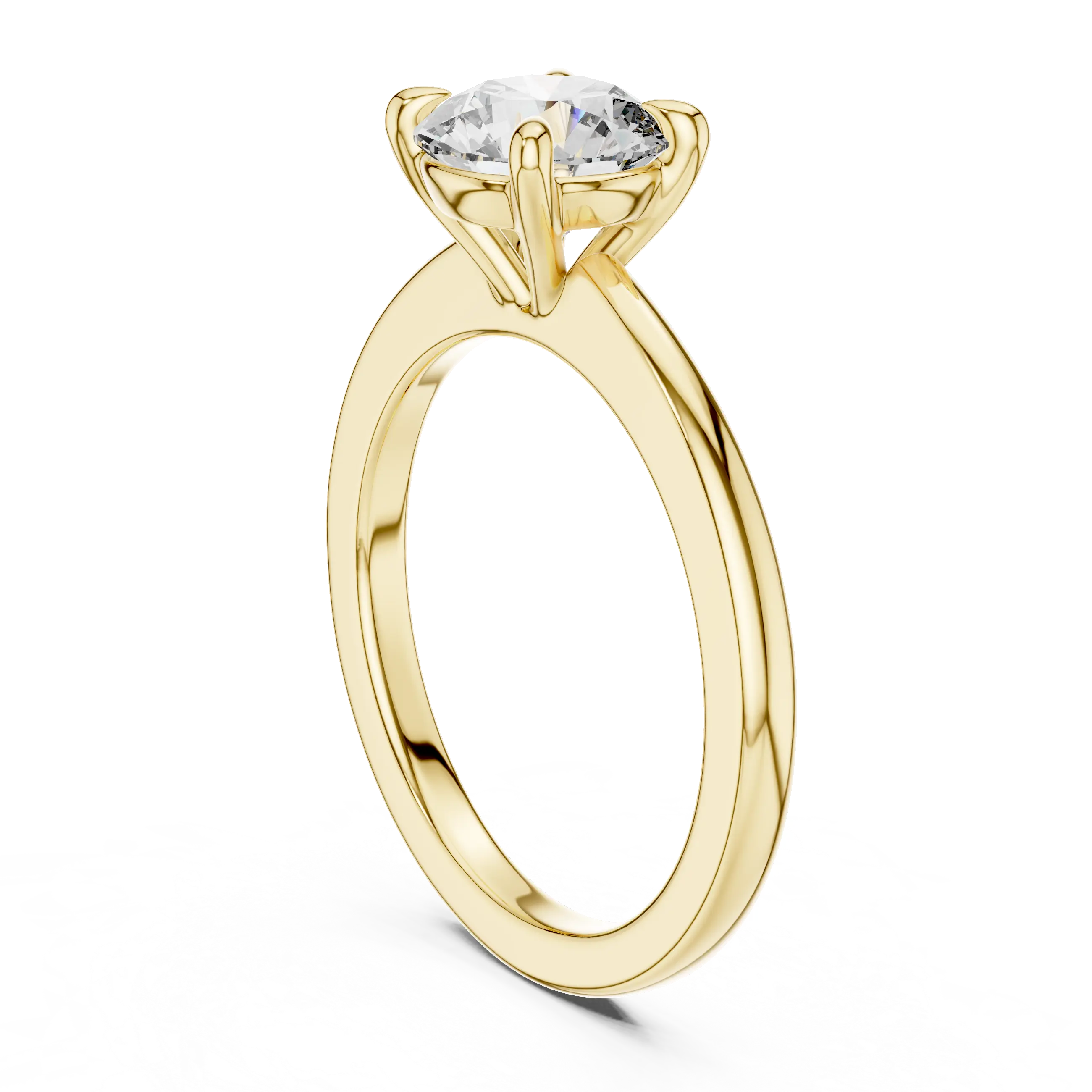 MJR022 -  Elegant Four Prong Engagement Ring