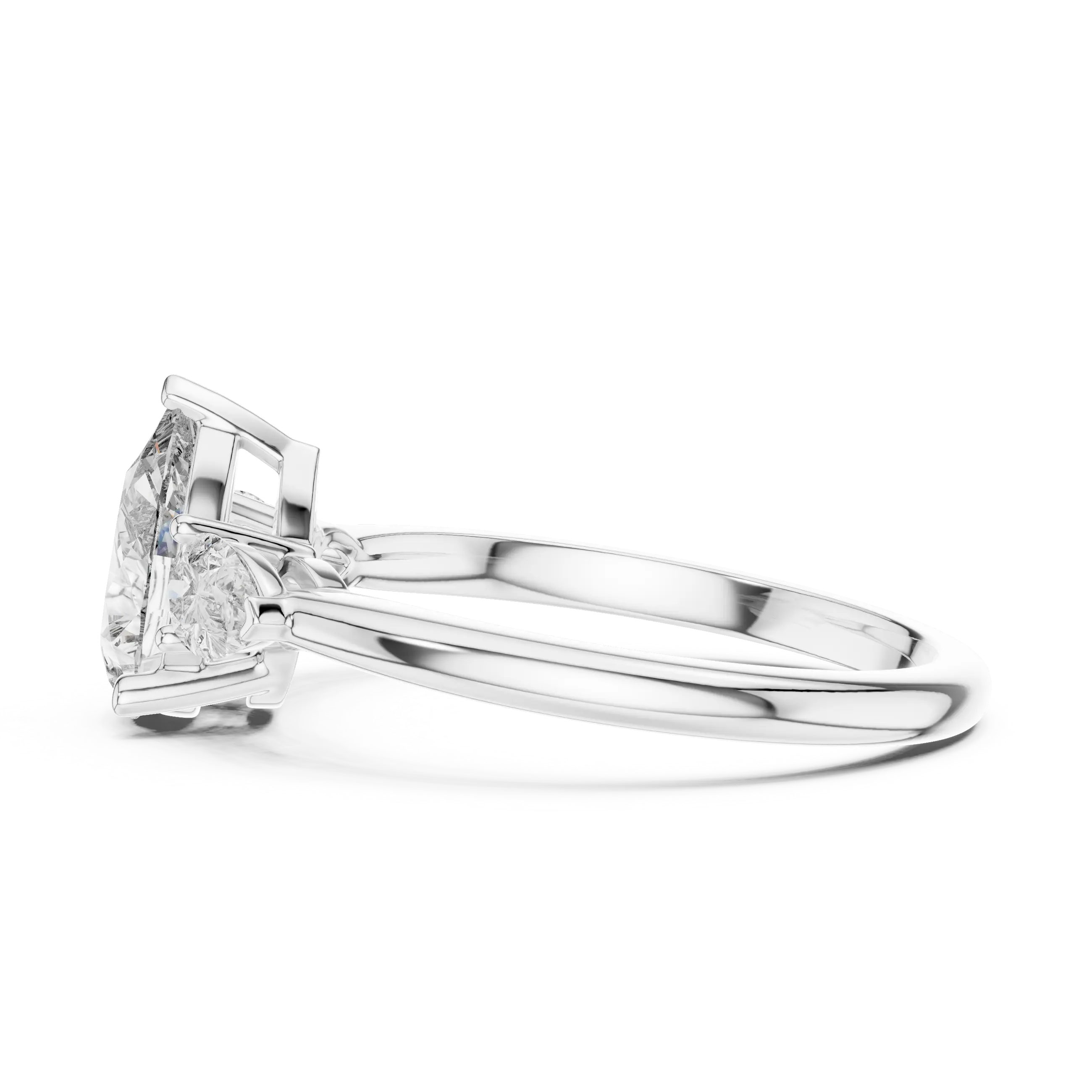 MJR024 - Brilliant Pear Trio Statement Ring