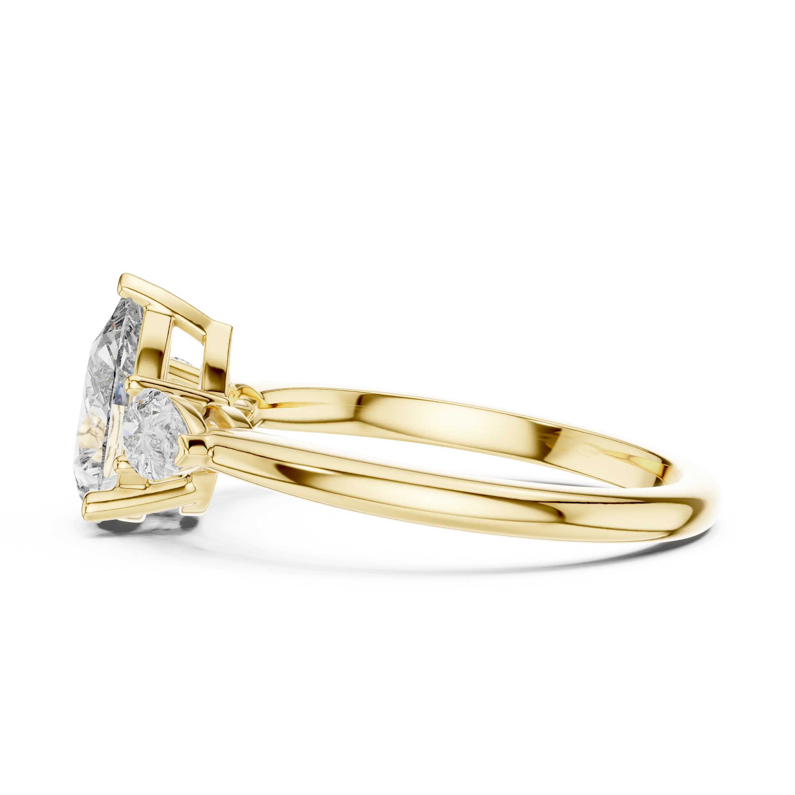 MJR024 - Brilliant Pear Trio Statement Ring