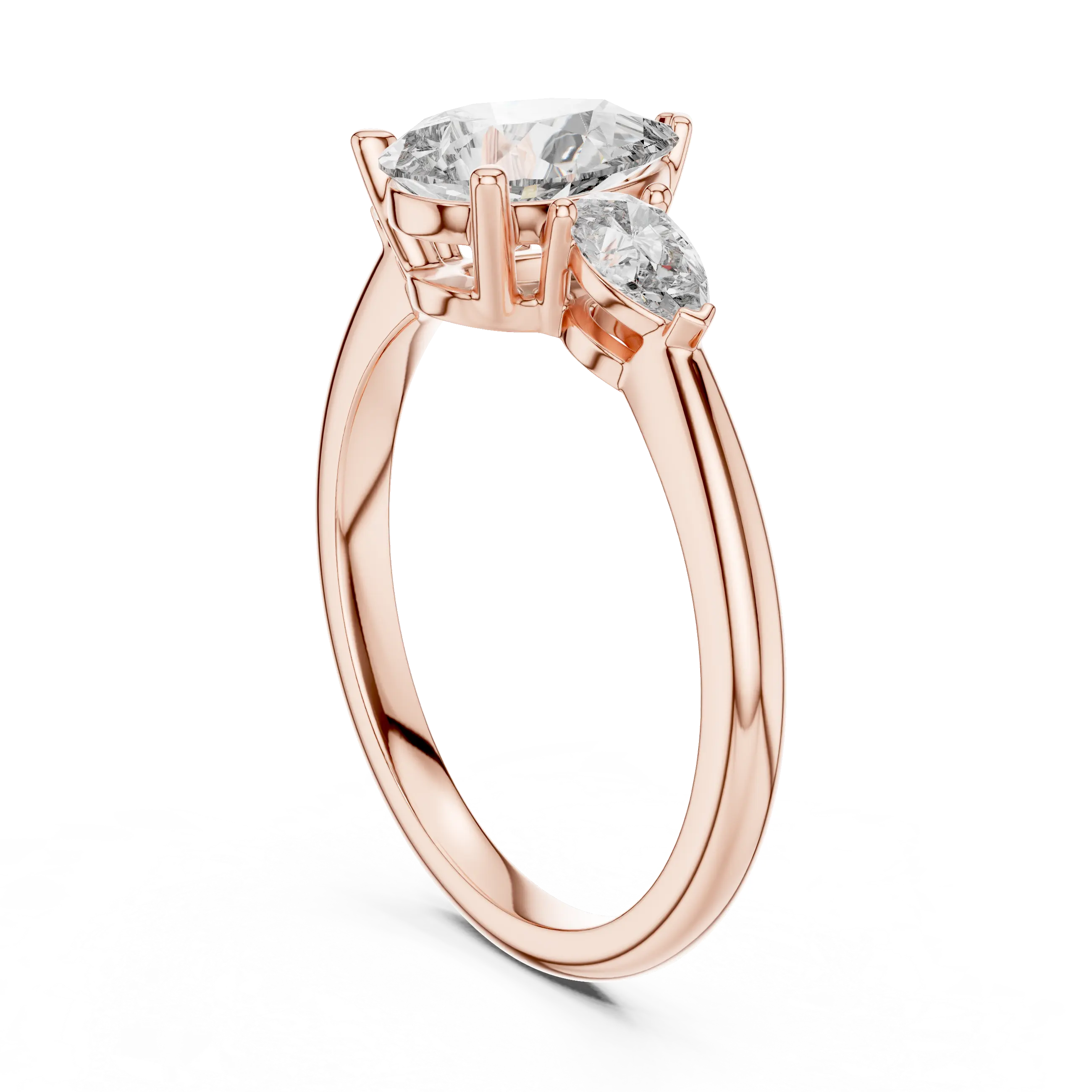 MJR024 - Brilliant Pear Trio Statement Ring