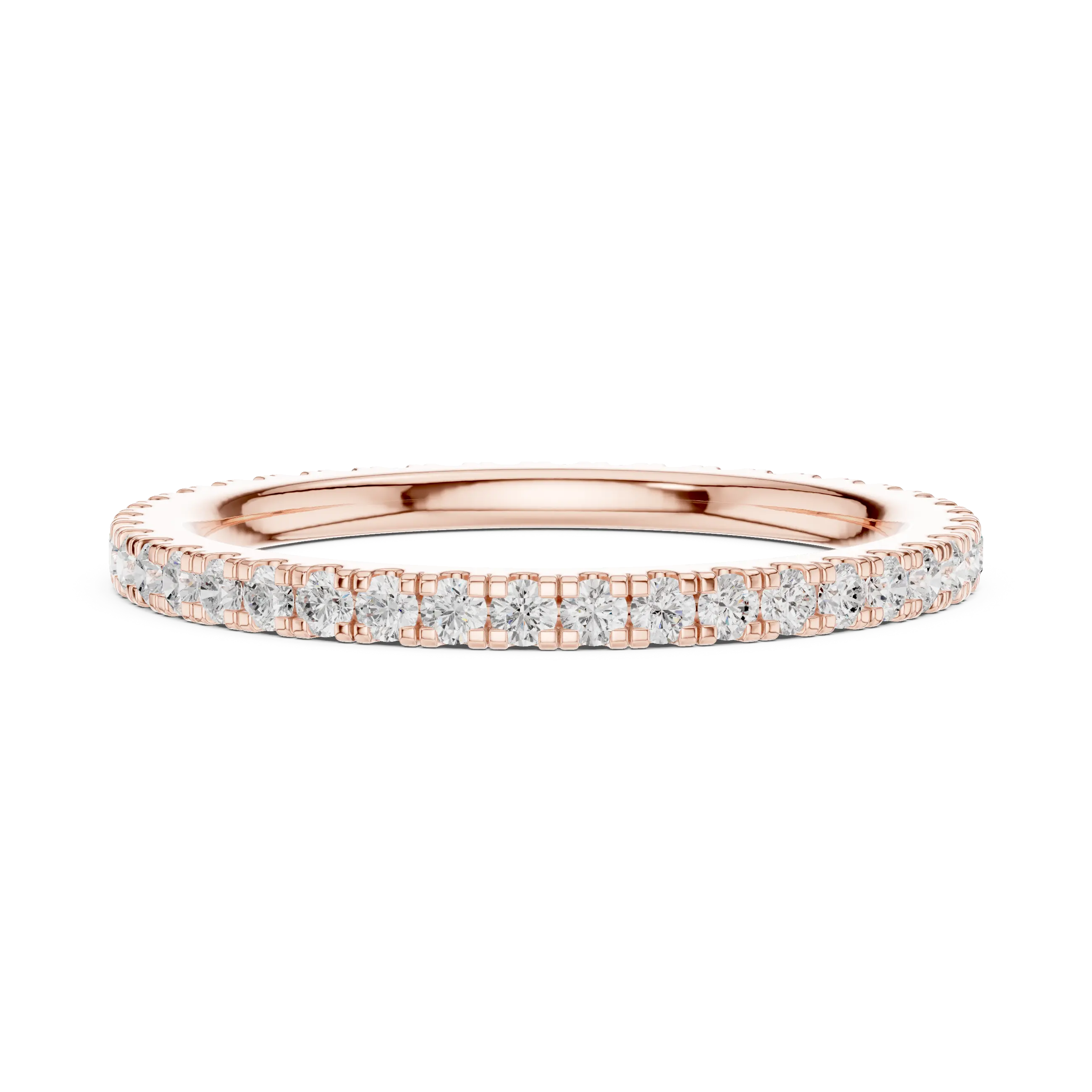 MJET012 - Round Brilliant Pavé Full Eternity Band