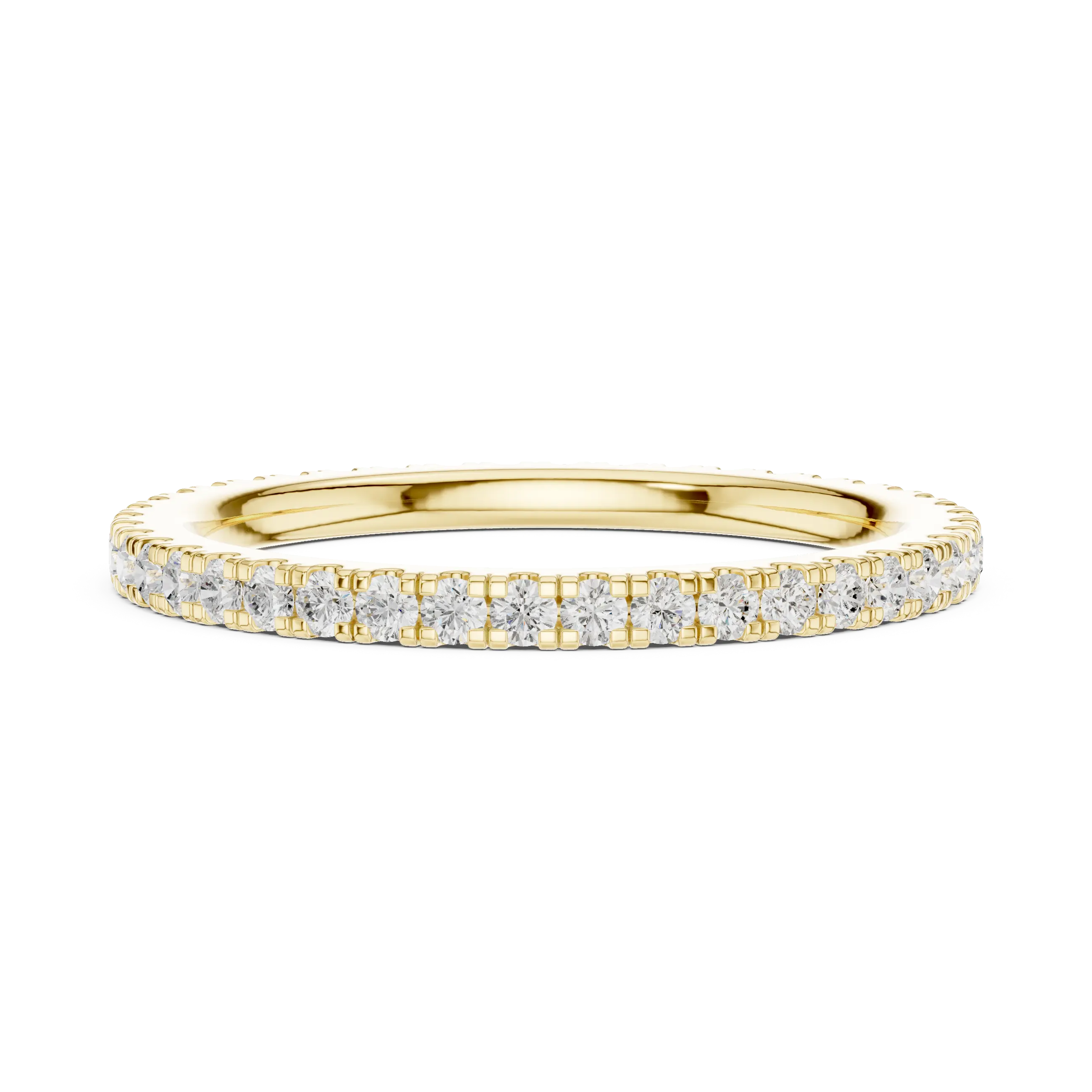 MJET012 - Round Brilliant Pavé Full Eternity Band