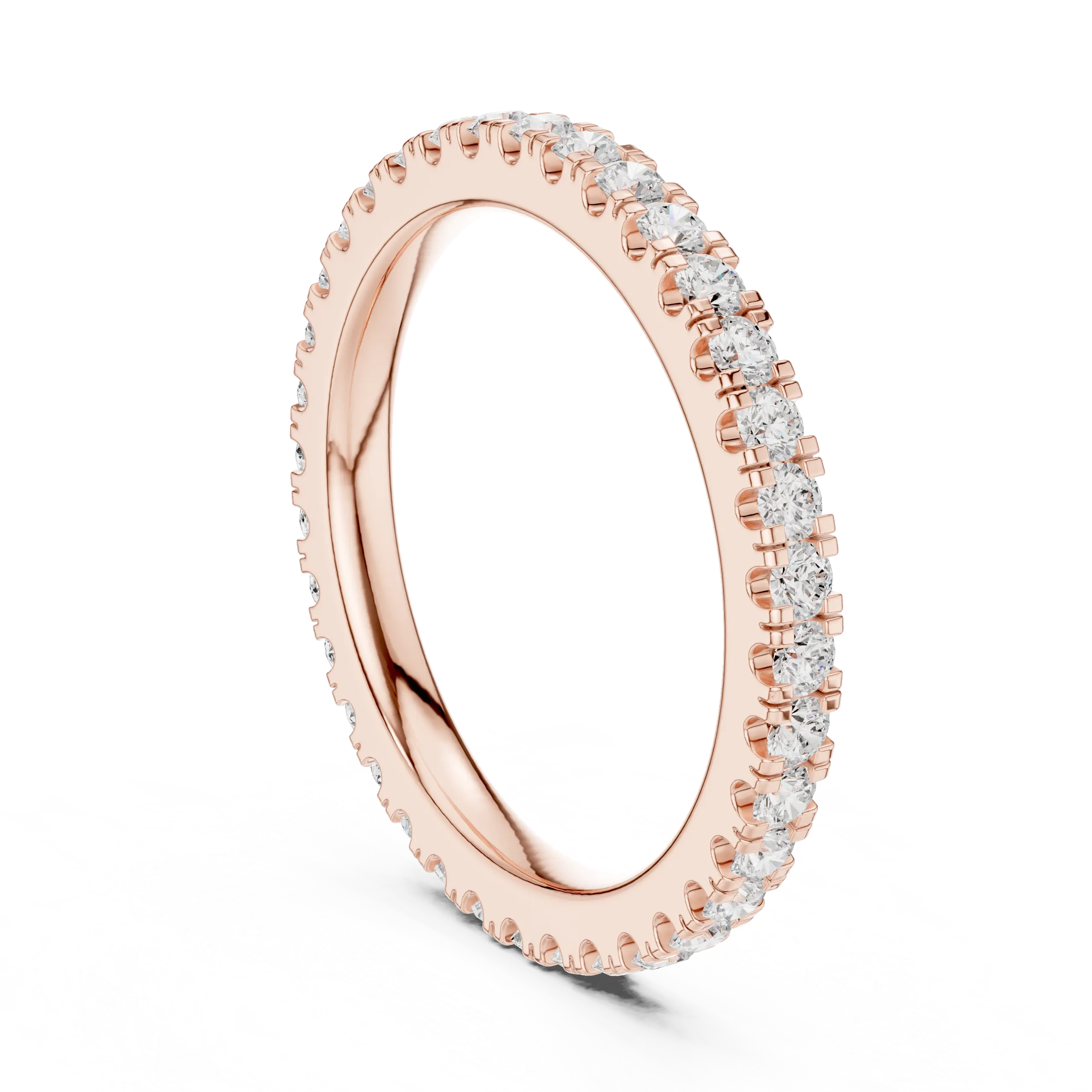 MJET013 - Round Brilliant Pavé Full Eternity Band
