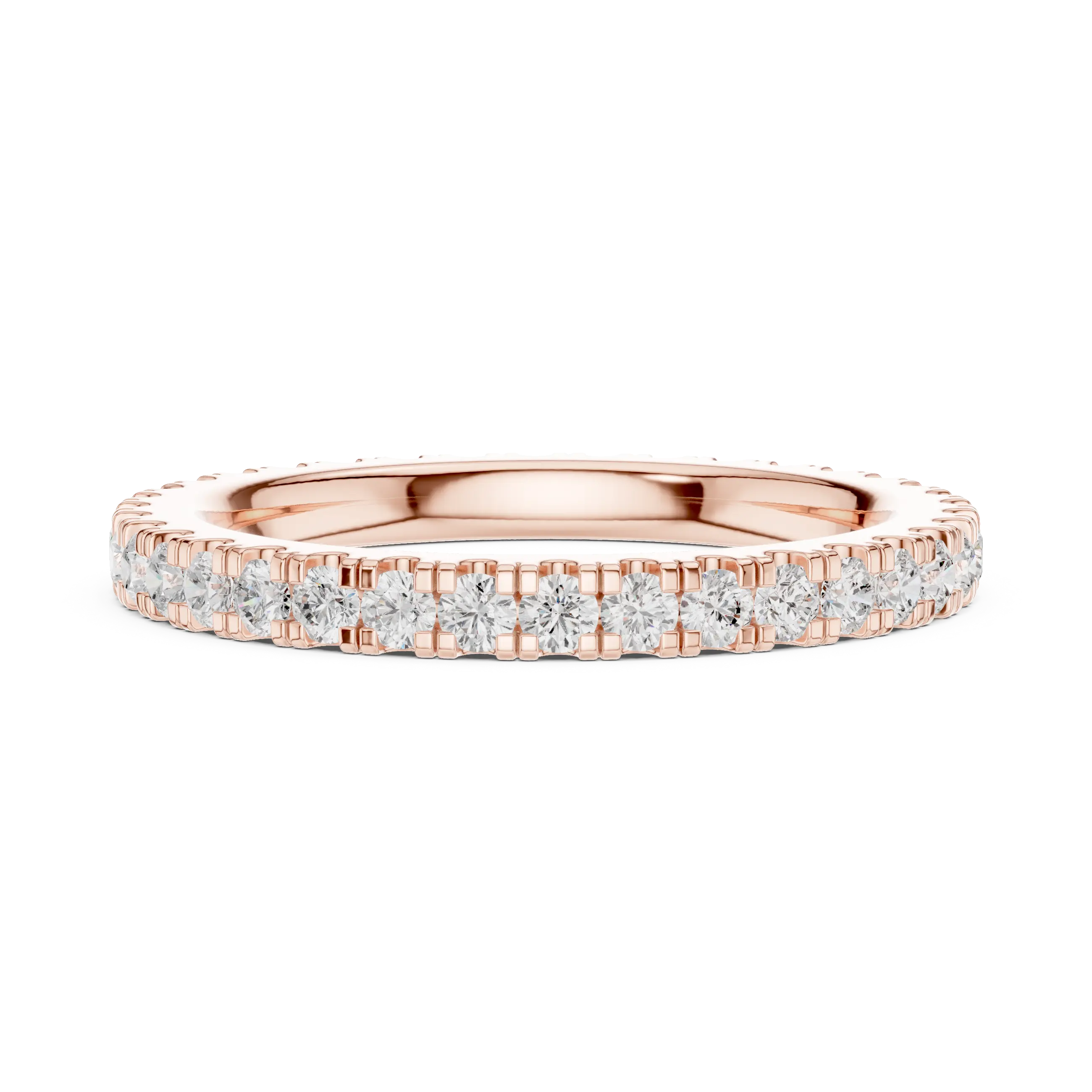 MJET013 - Round Brilliant Pavé Full Eternity Band