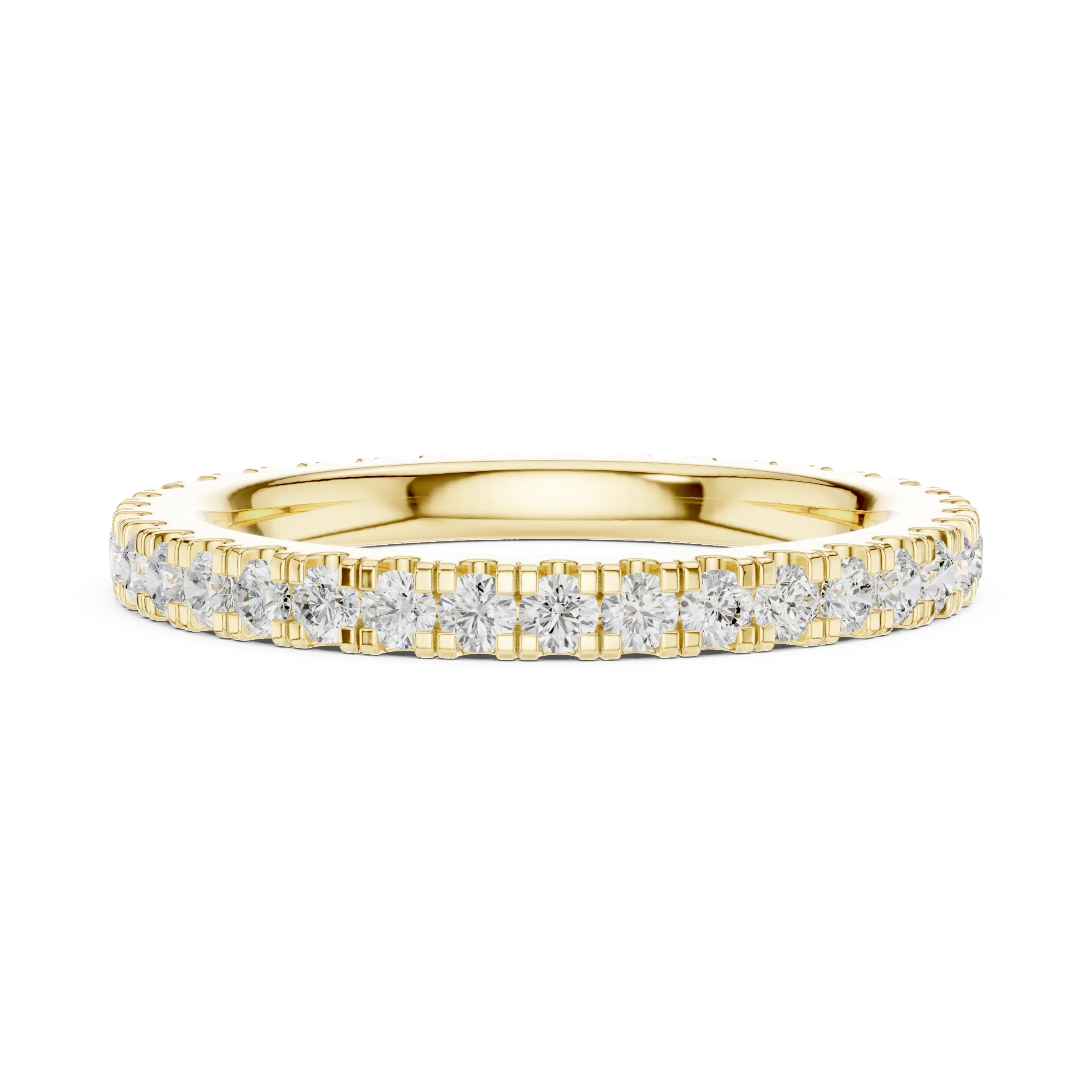 MJET013 - Round Brilliant Pavé Full Eternity Band