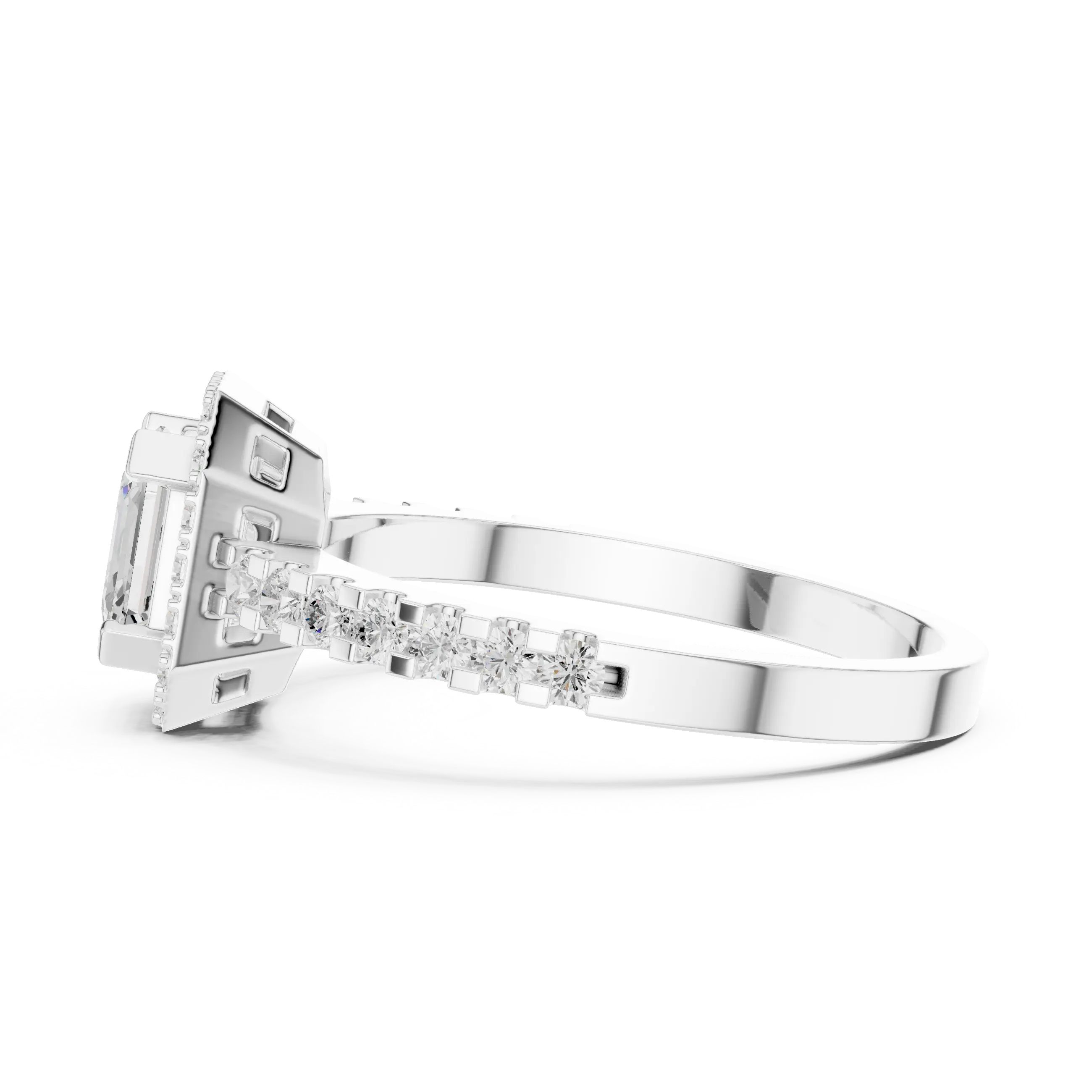 MJCLS4 - Square Architectural Border Accent Bridal Piece