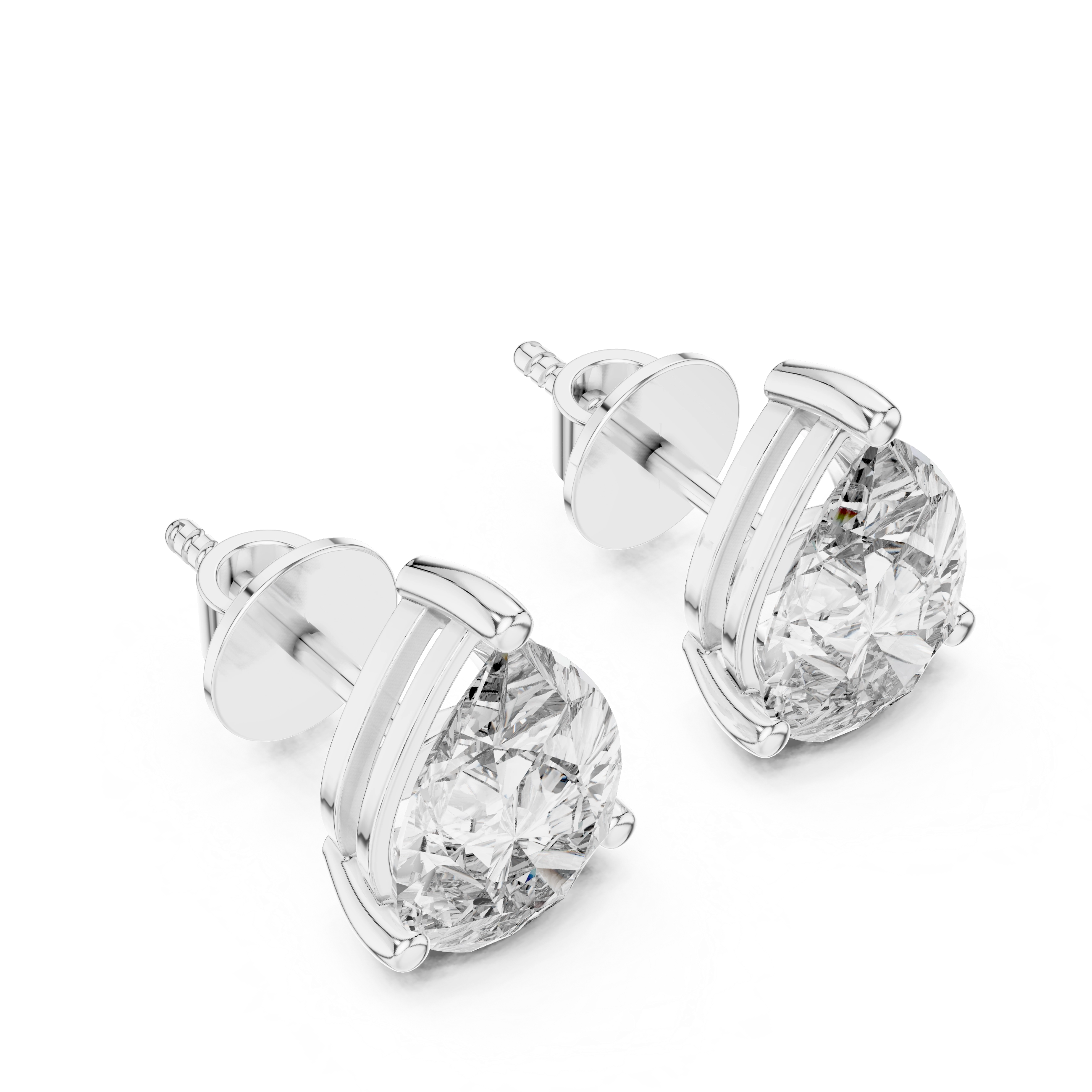 MJER02 - Classic Four-Prong Round Cut Solitaire Studs