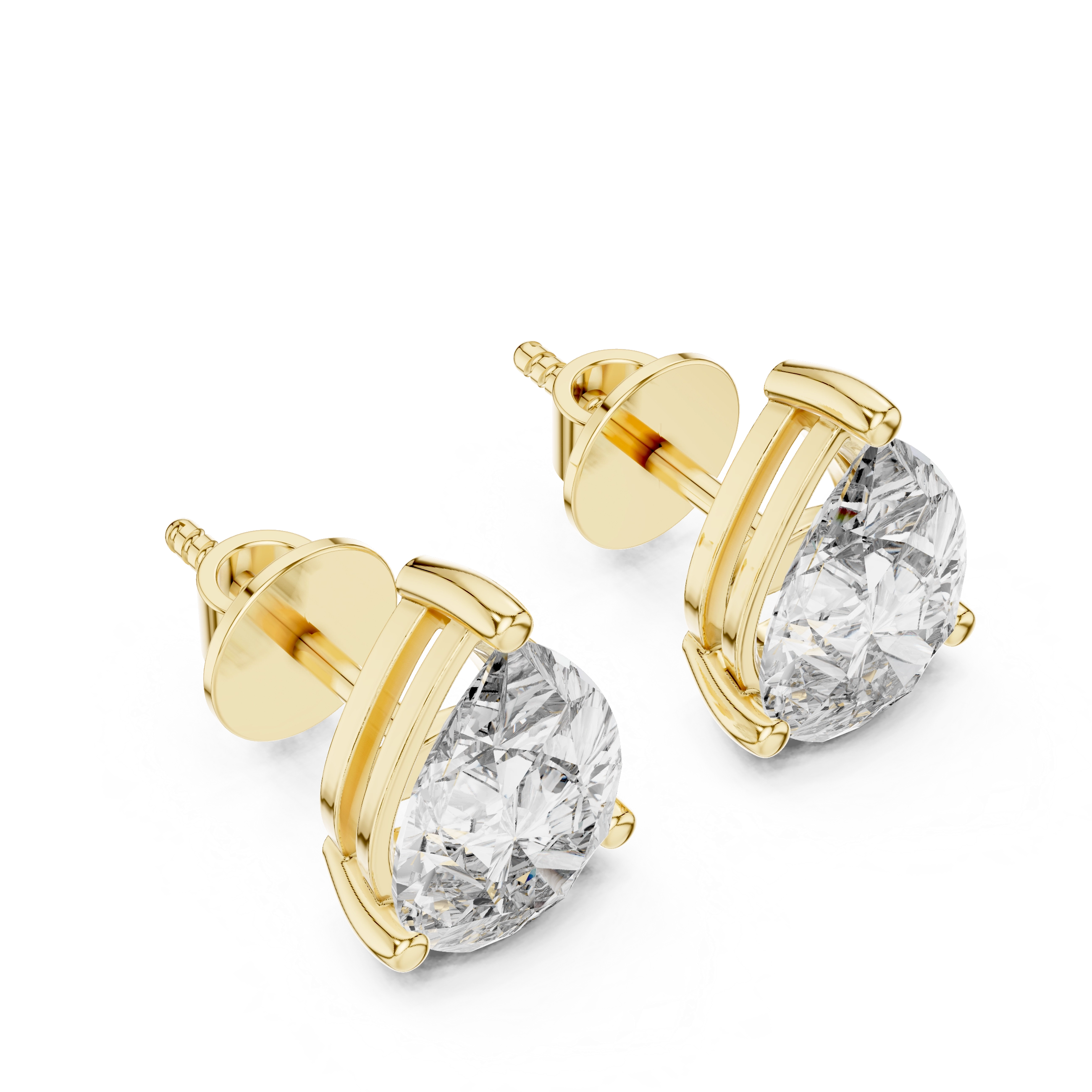 MJER02 - Classic Four-Prong Round Cut Solitaire Studs