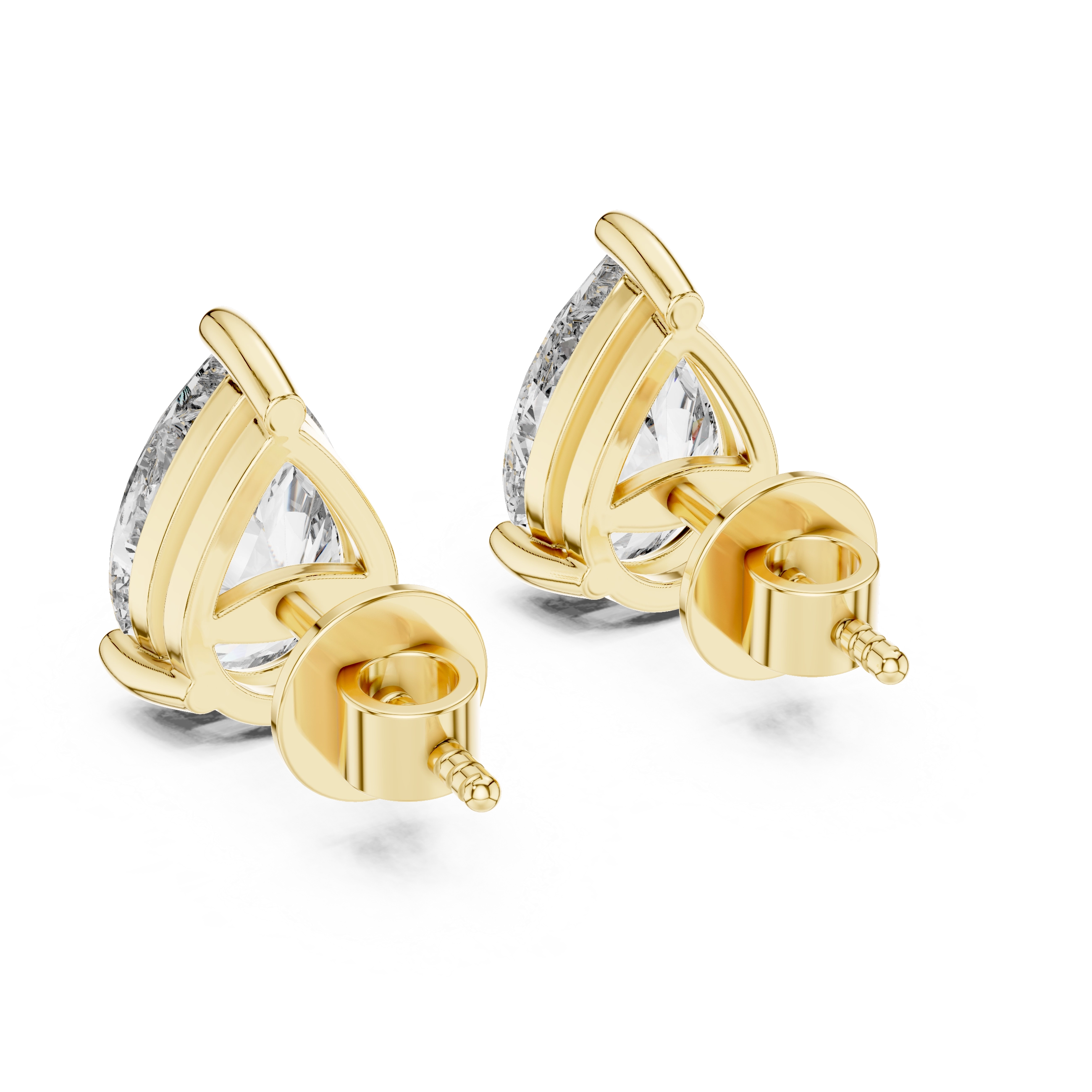 MJER02 - Classic Four-Prong Round Cut Solitaire Studs