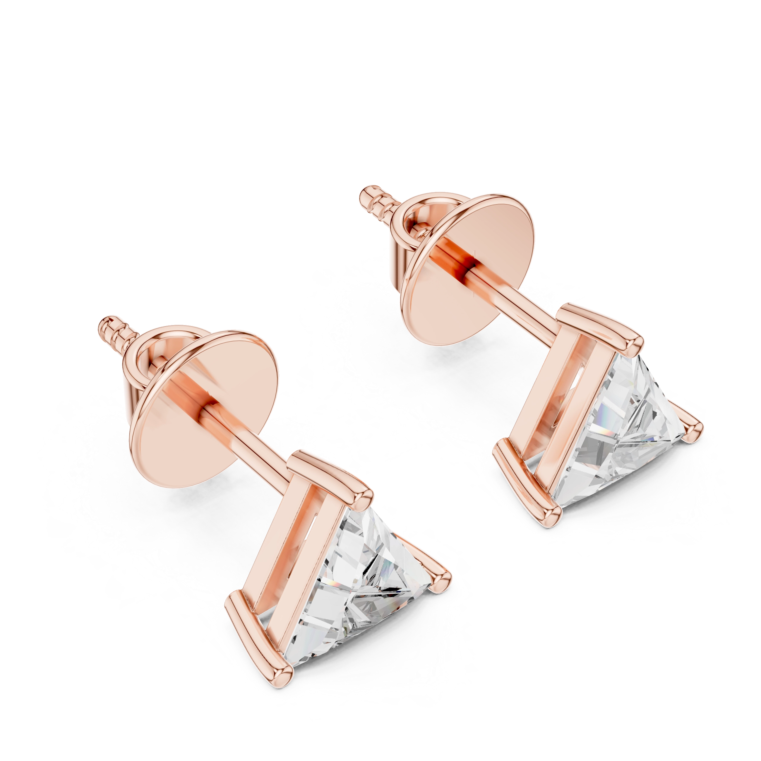 MJER04 - Marquise Cut Solitaire Earring Pair