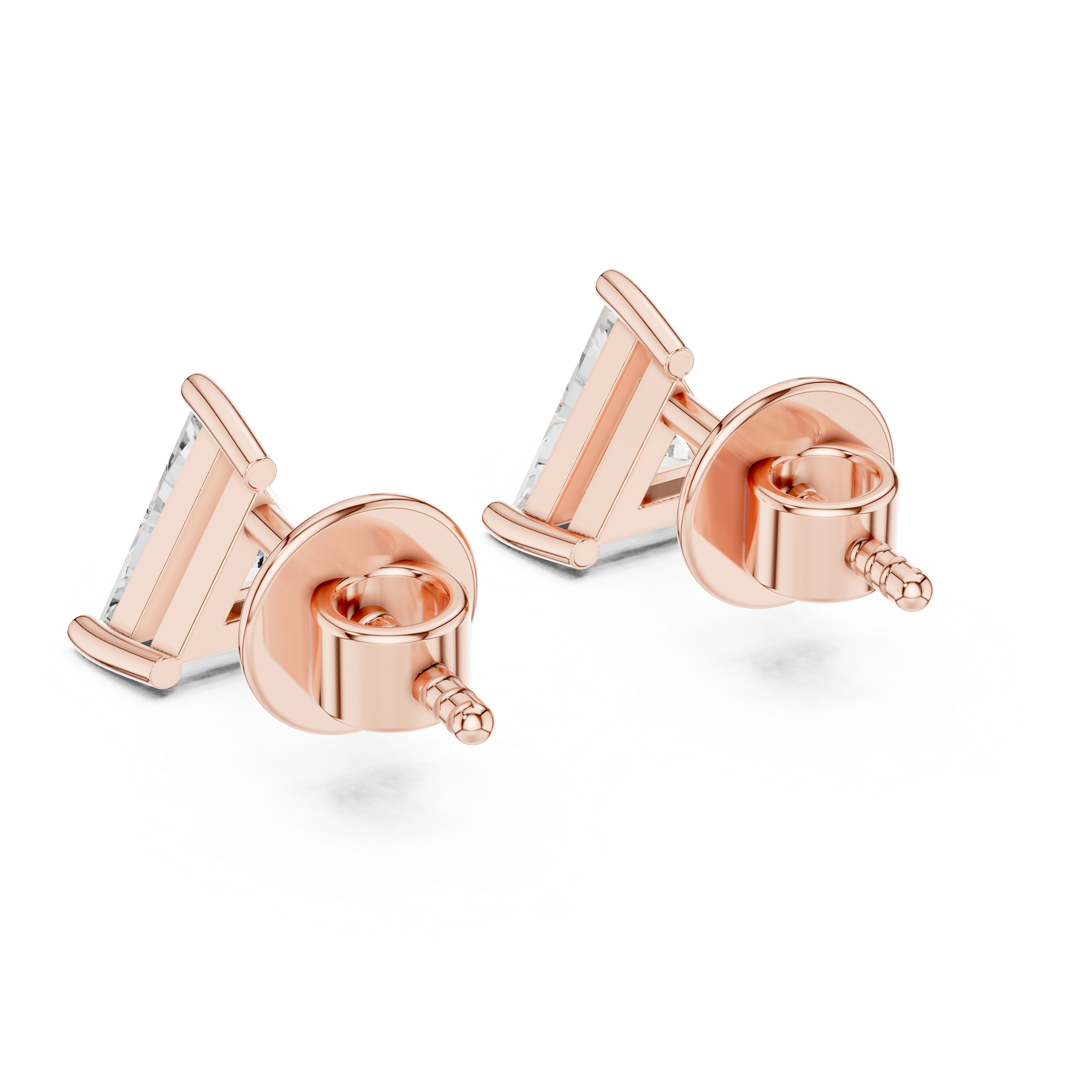 MJER04 - Marquise Cut Solitaire Earring Pair