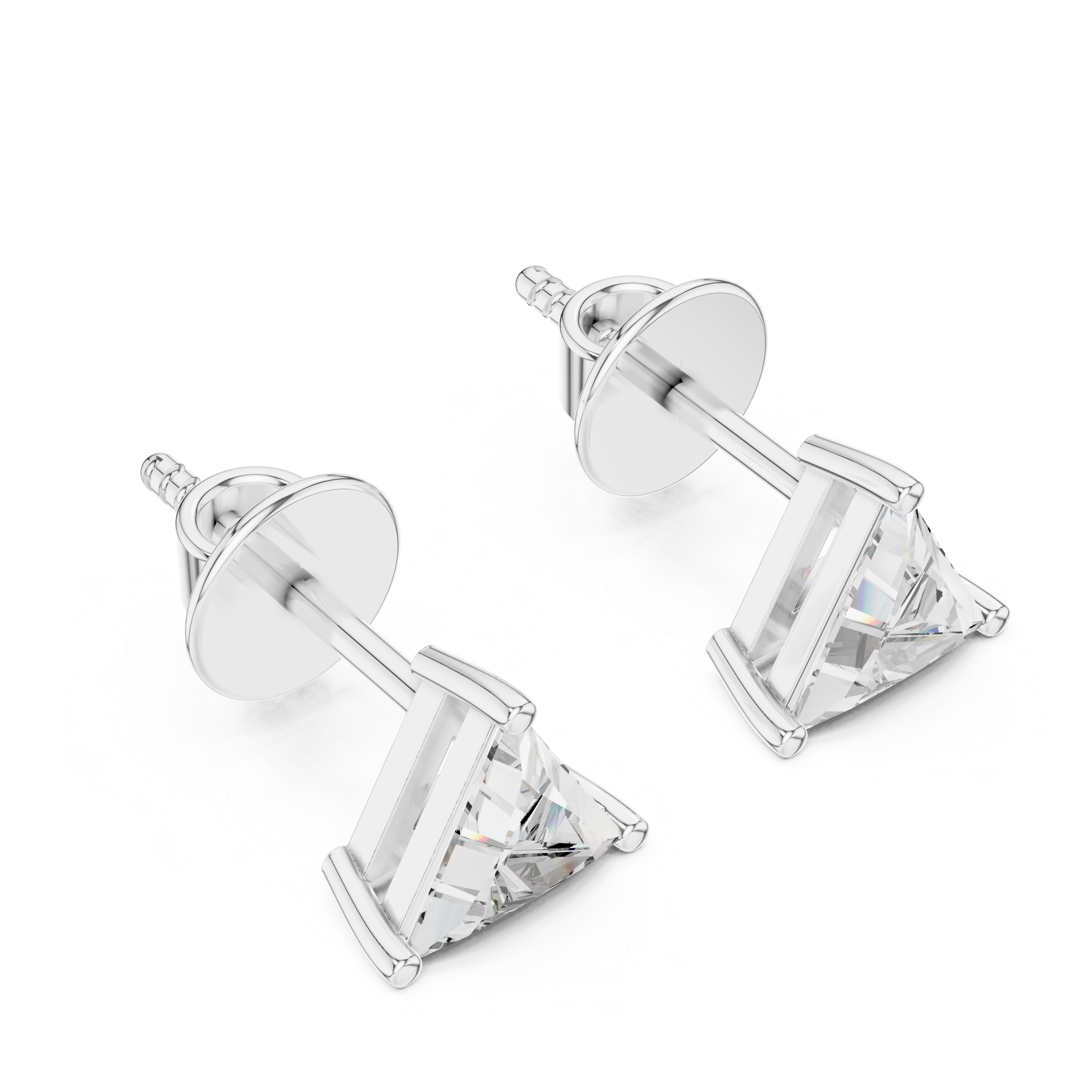 MJER04 - Marquise Cut Solitaire Earring Pair